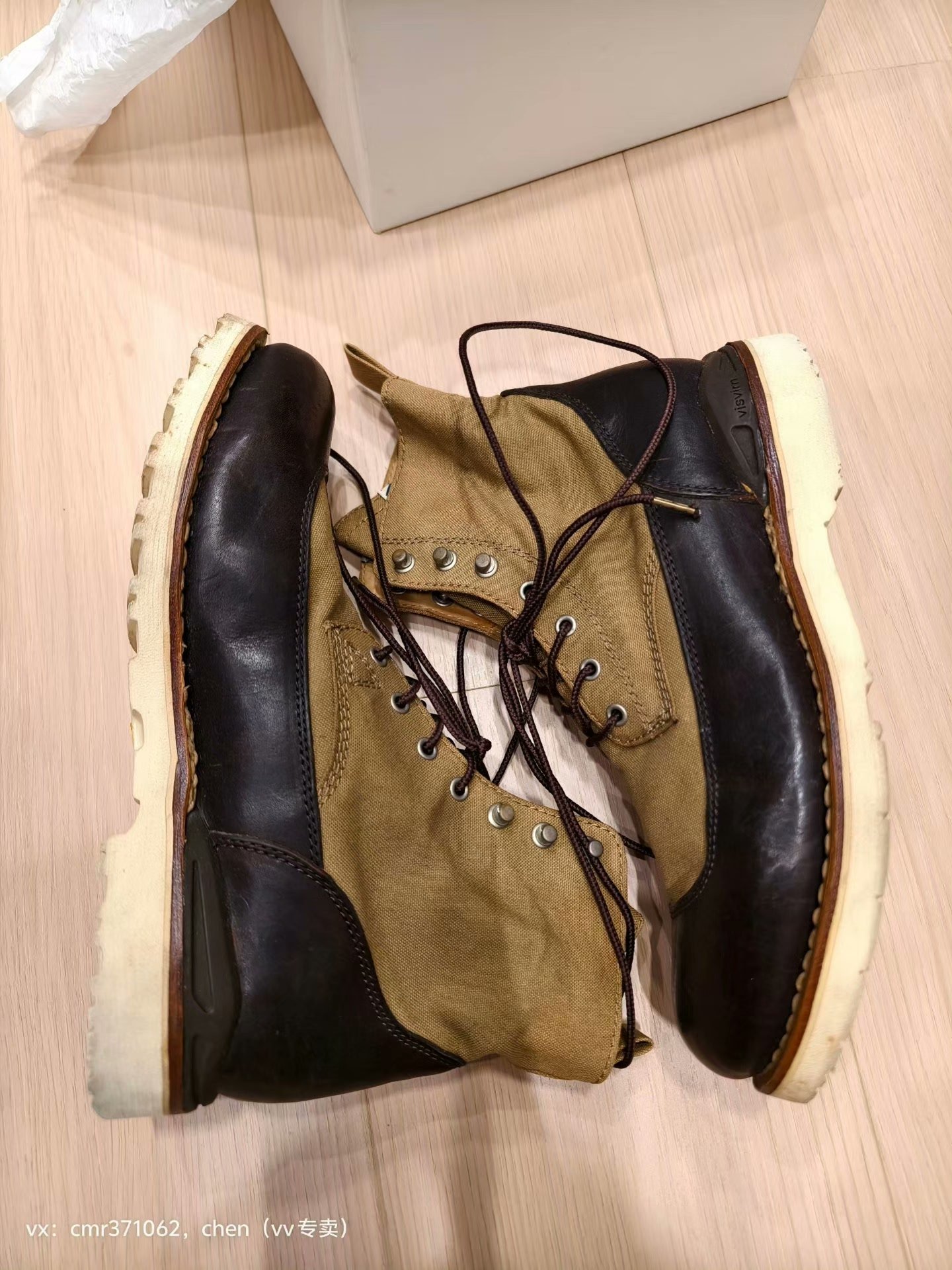 visvim veritus folk boots — detail
