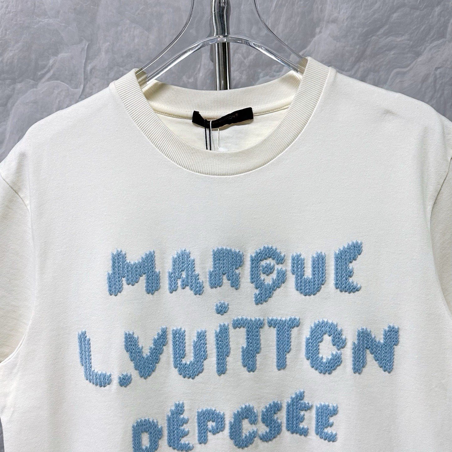 Louis Vuitton Letter Embroidery Short Sleeve — front