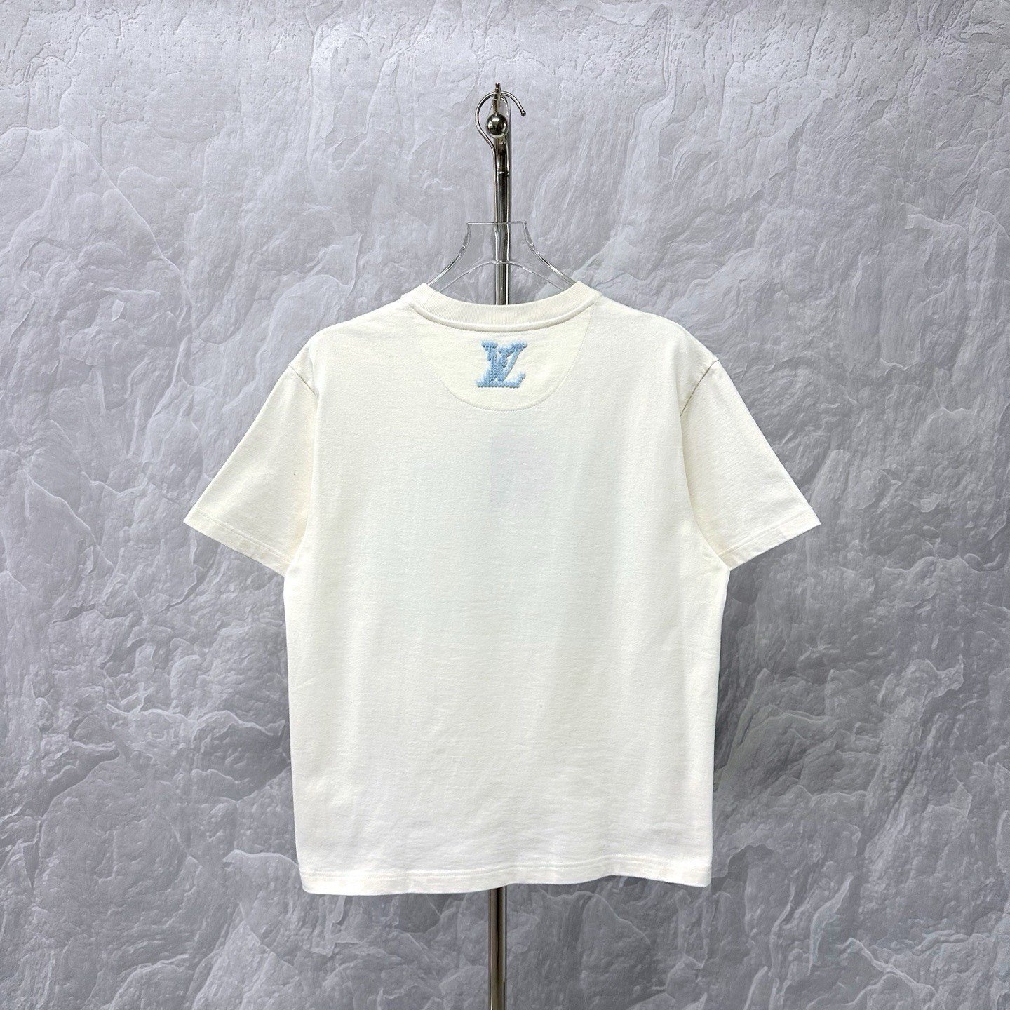 Louis Vuitton Letter Embroidery Short Sleeve — back