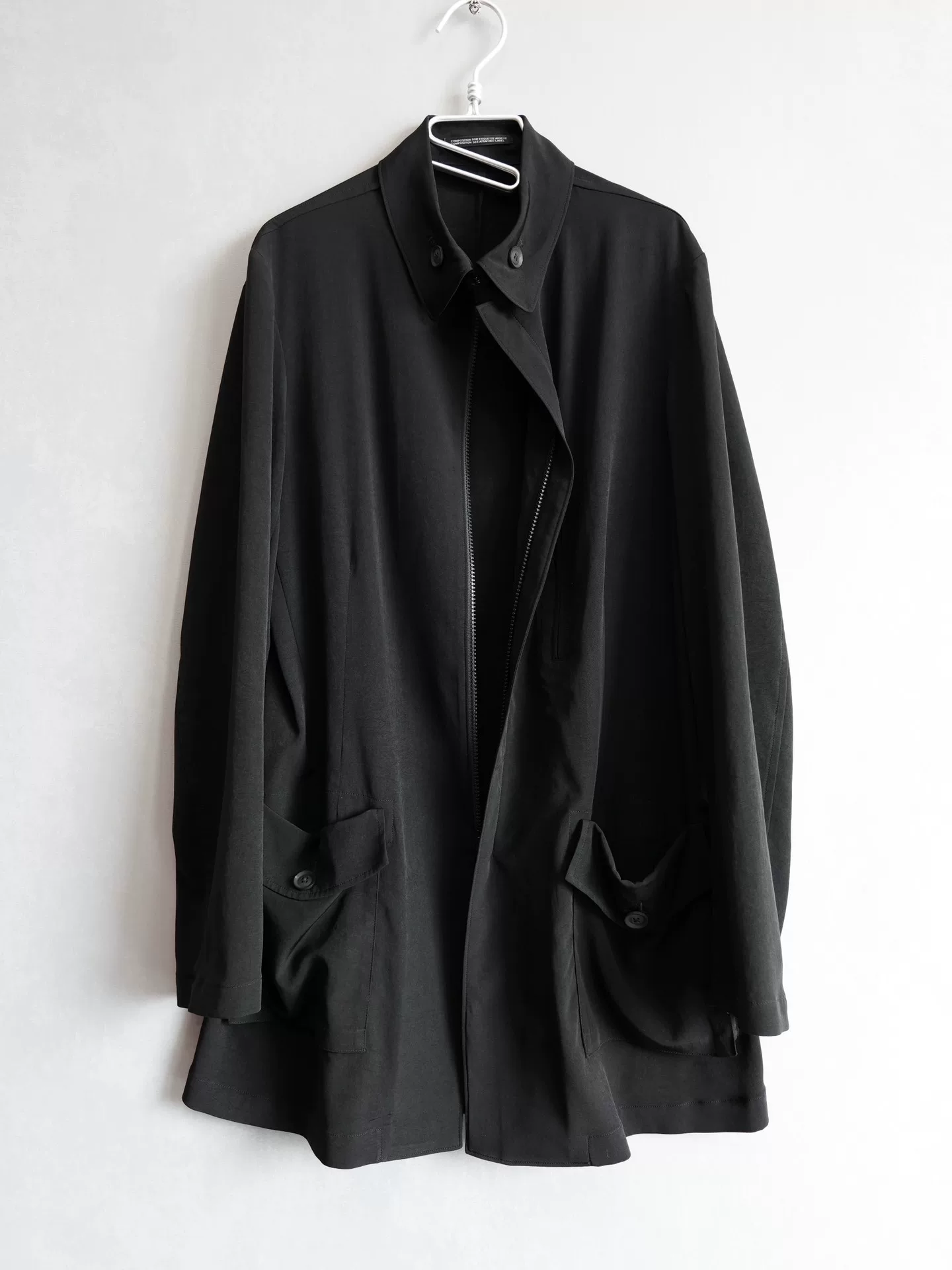 Yohji Yamamoto 20SS Zip Multi-pocket Coat — front