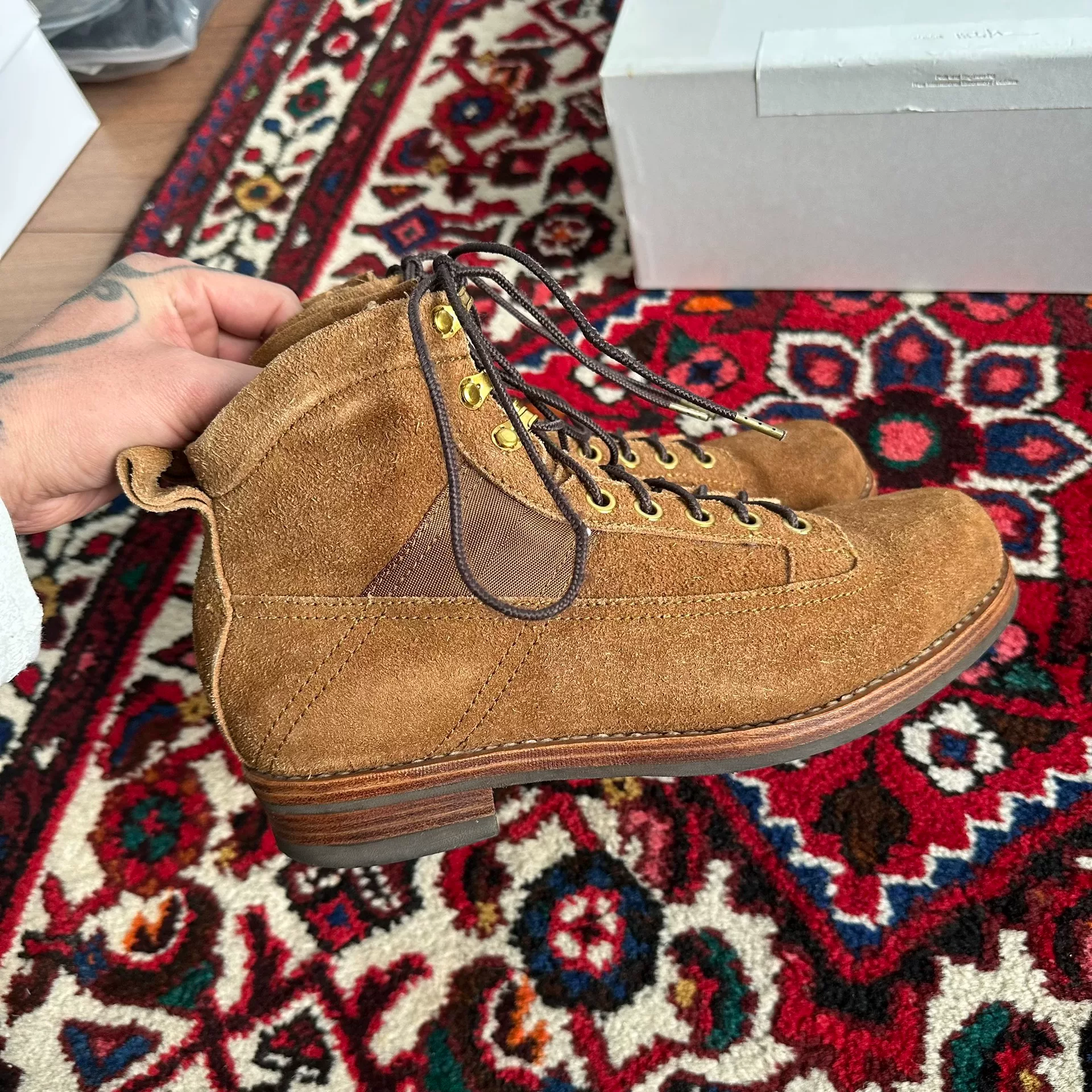 Visvim 17AW Beard Boots Folk — back