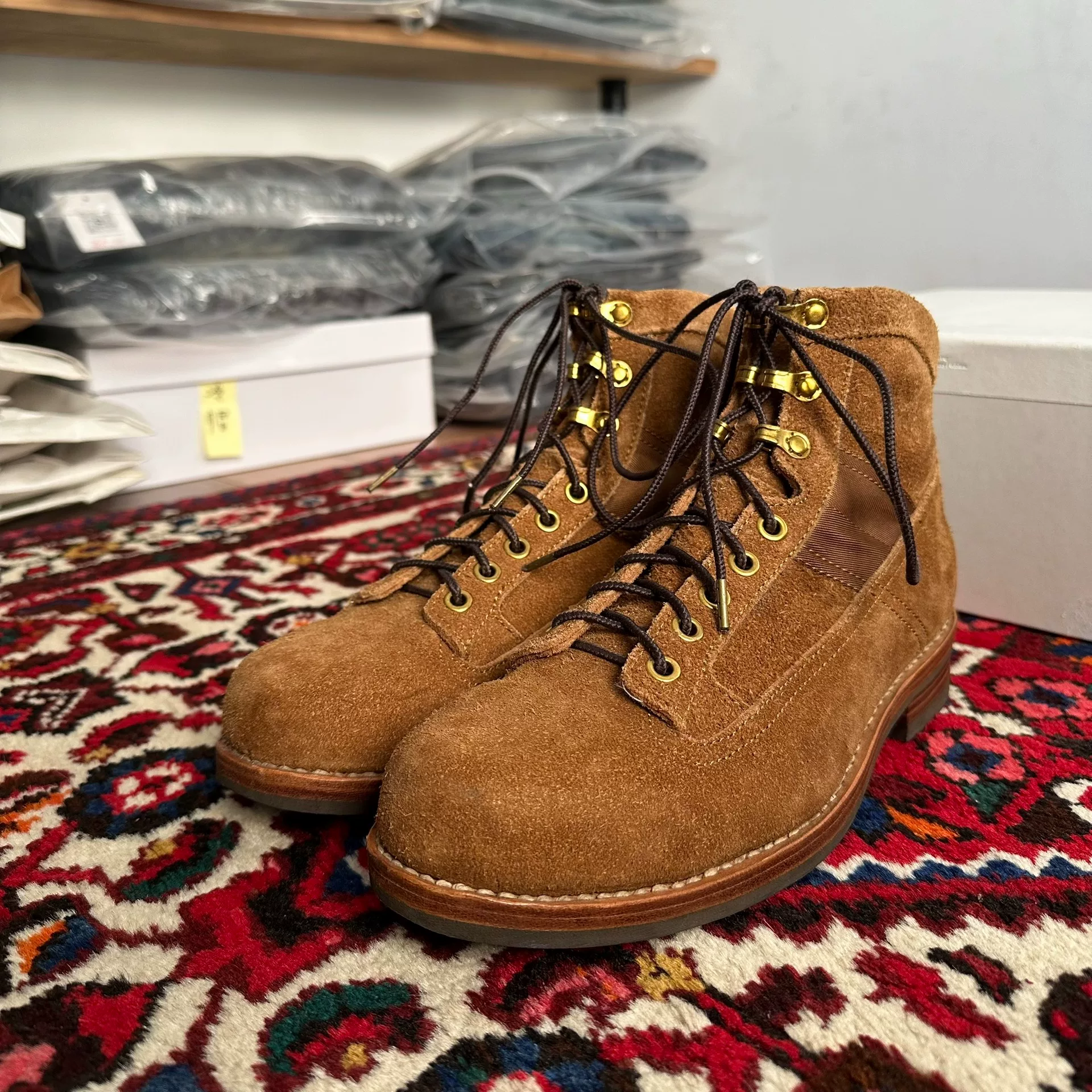Visvim 17AW Beard Boots Folk — front