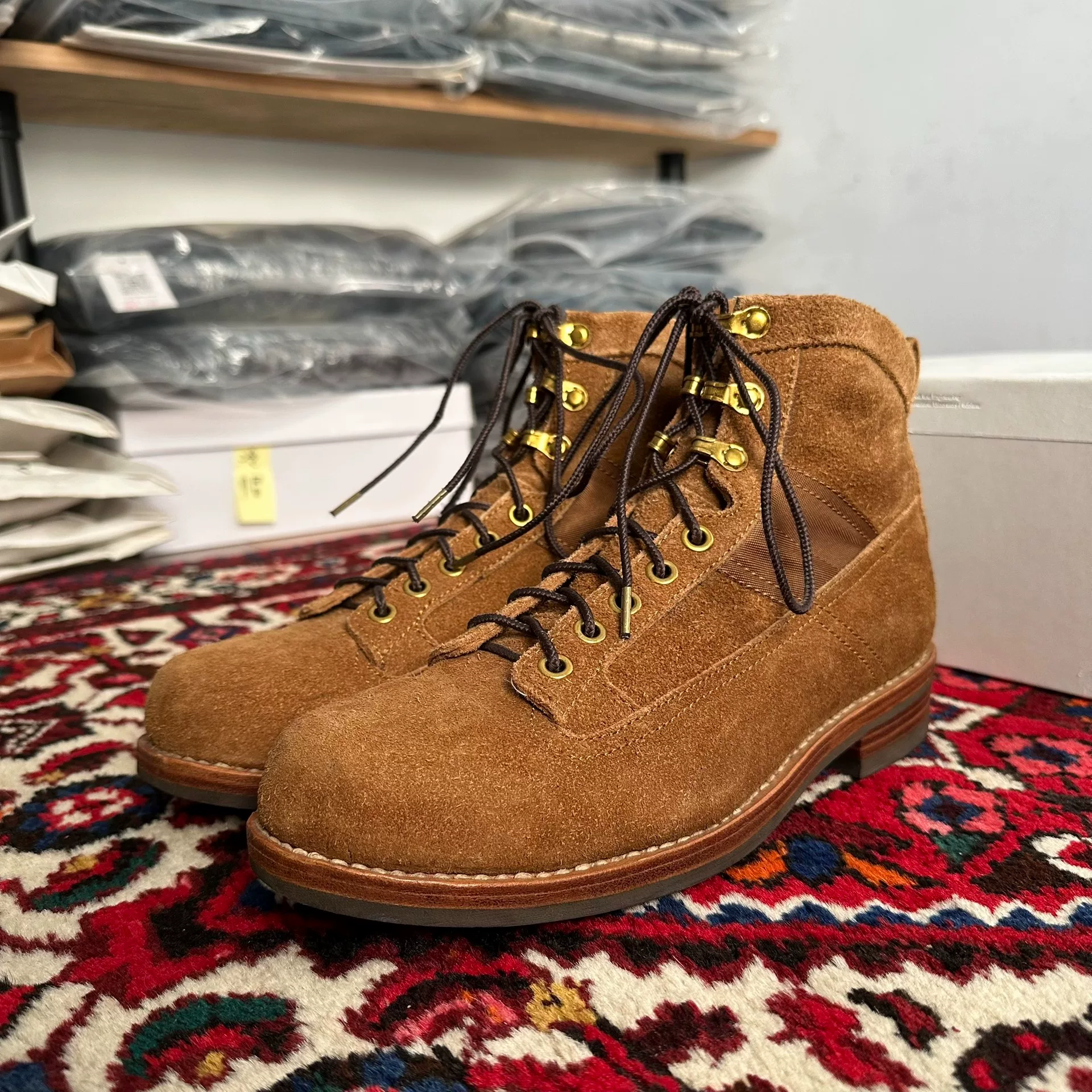 Visvim 17AW Beard Boots Folk — detail
