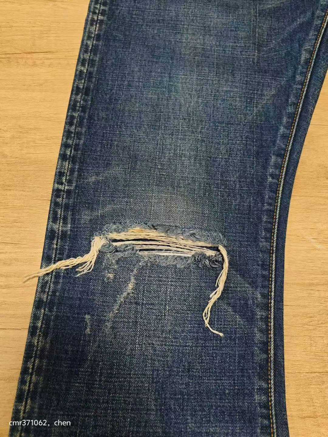 VISVIM 20AW 16 D25 Jeans — detail