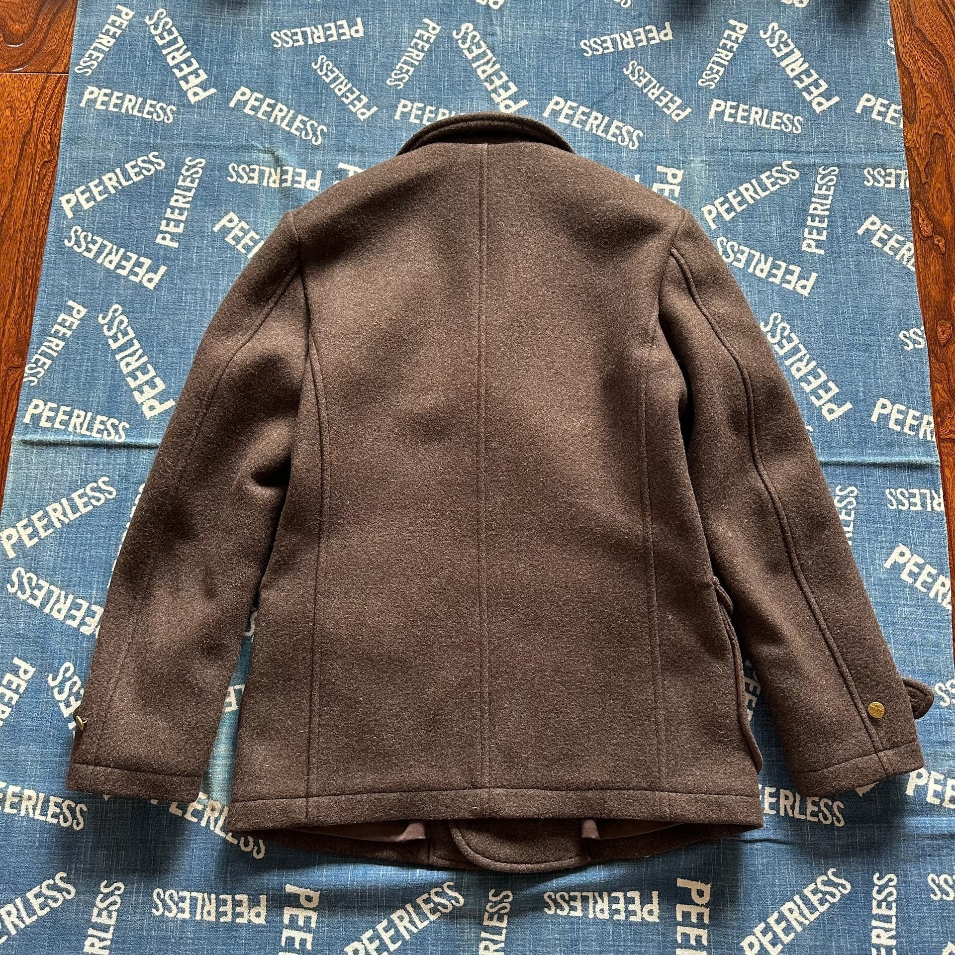 ORGUEIL Melton Peacoat Ulster Jacket — front