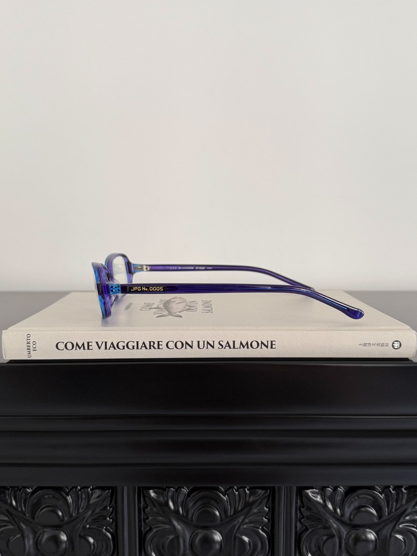 Jean Paul Gaultier Runway Anti-Blue Light Glasses — label