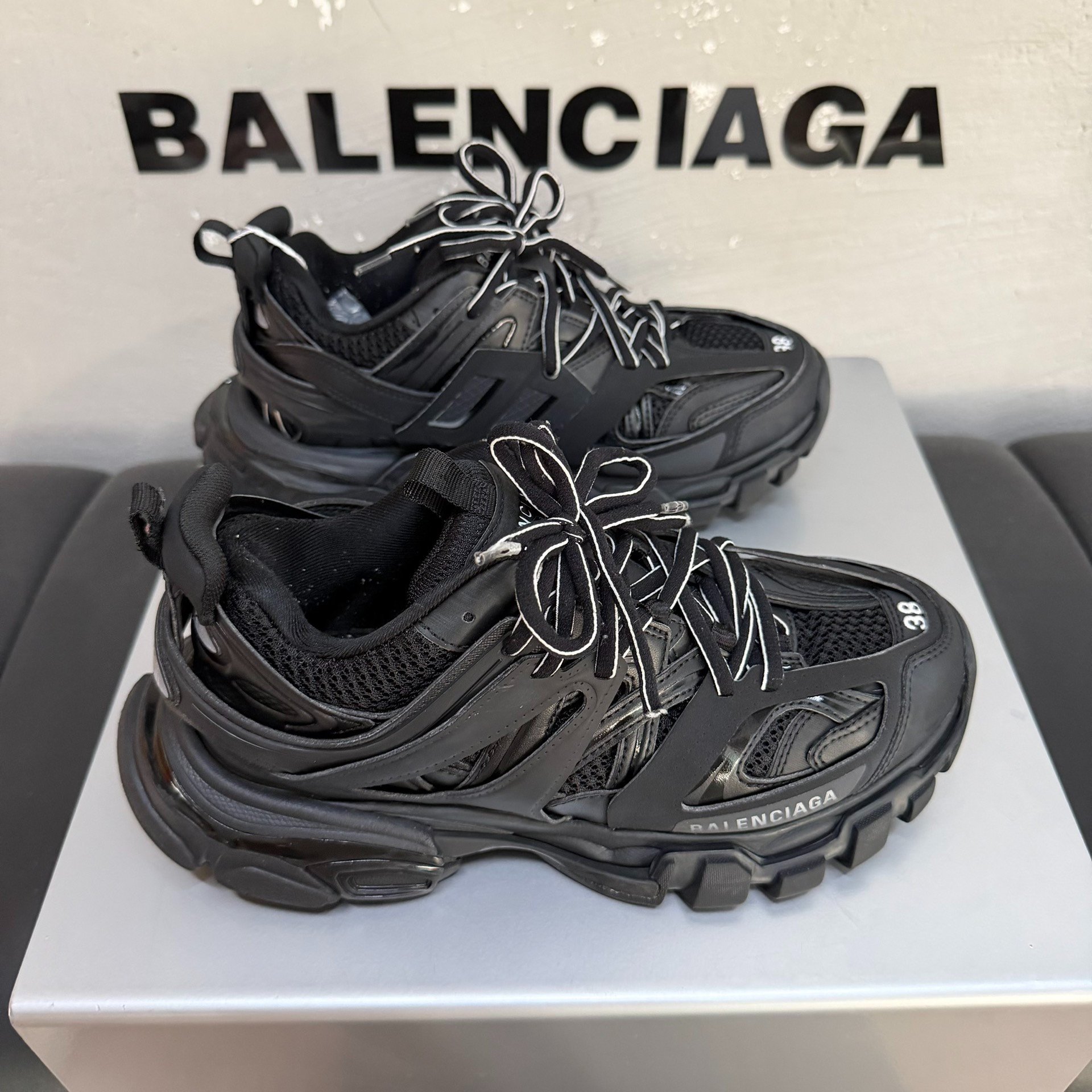 Balenciaga Track Dad Shoes — back