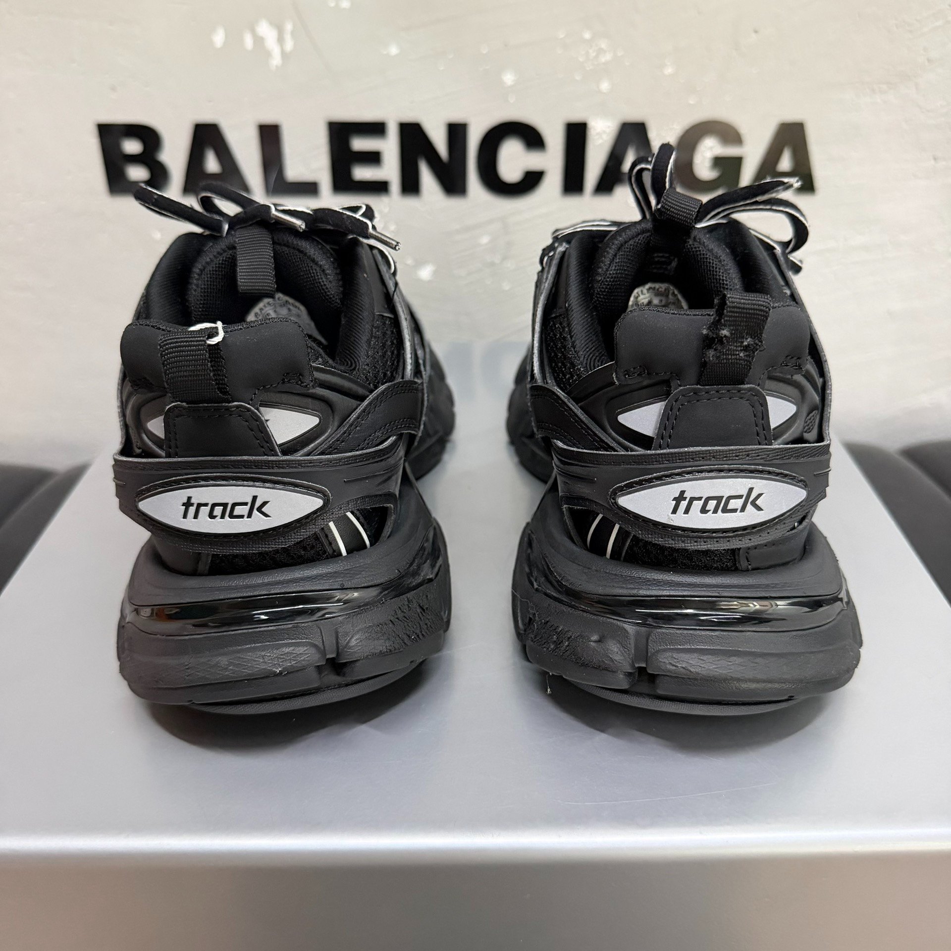 Balenciaga Track Dad Shoes — label