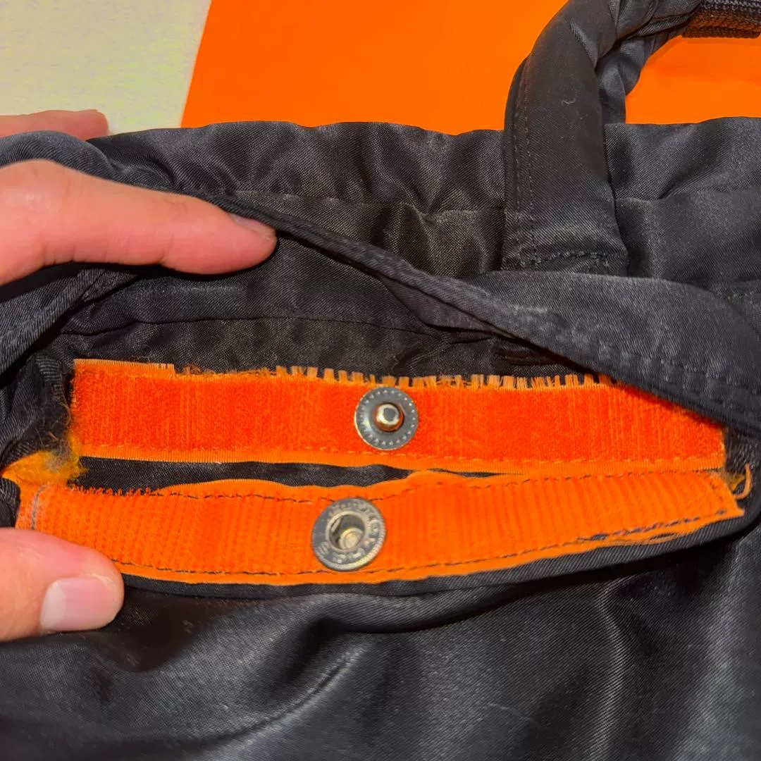 PORTER TANKER 3WAY Nylon Backpack — label