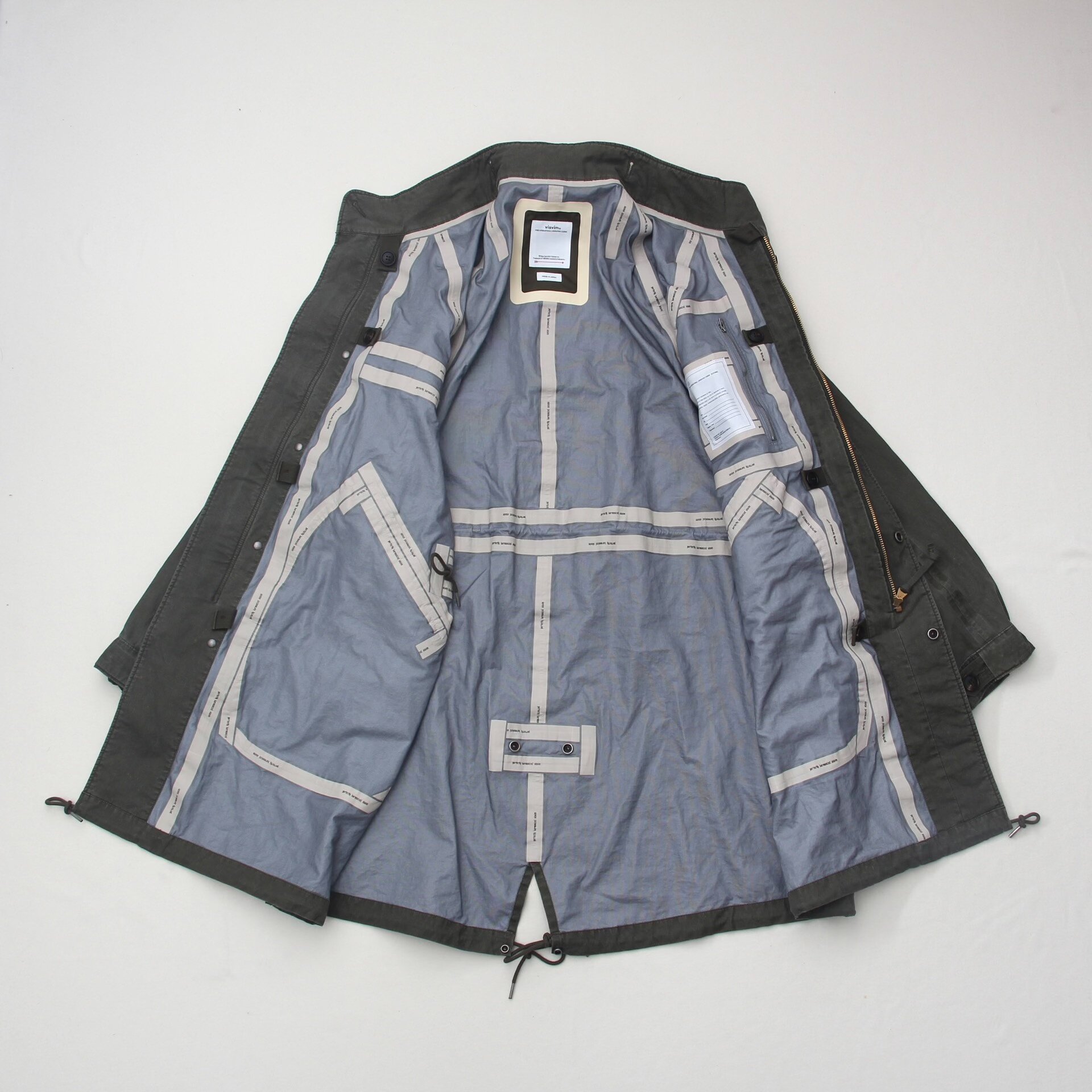 Visvim 25ss Six-Five Fishtail Parka — detail