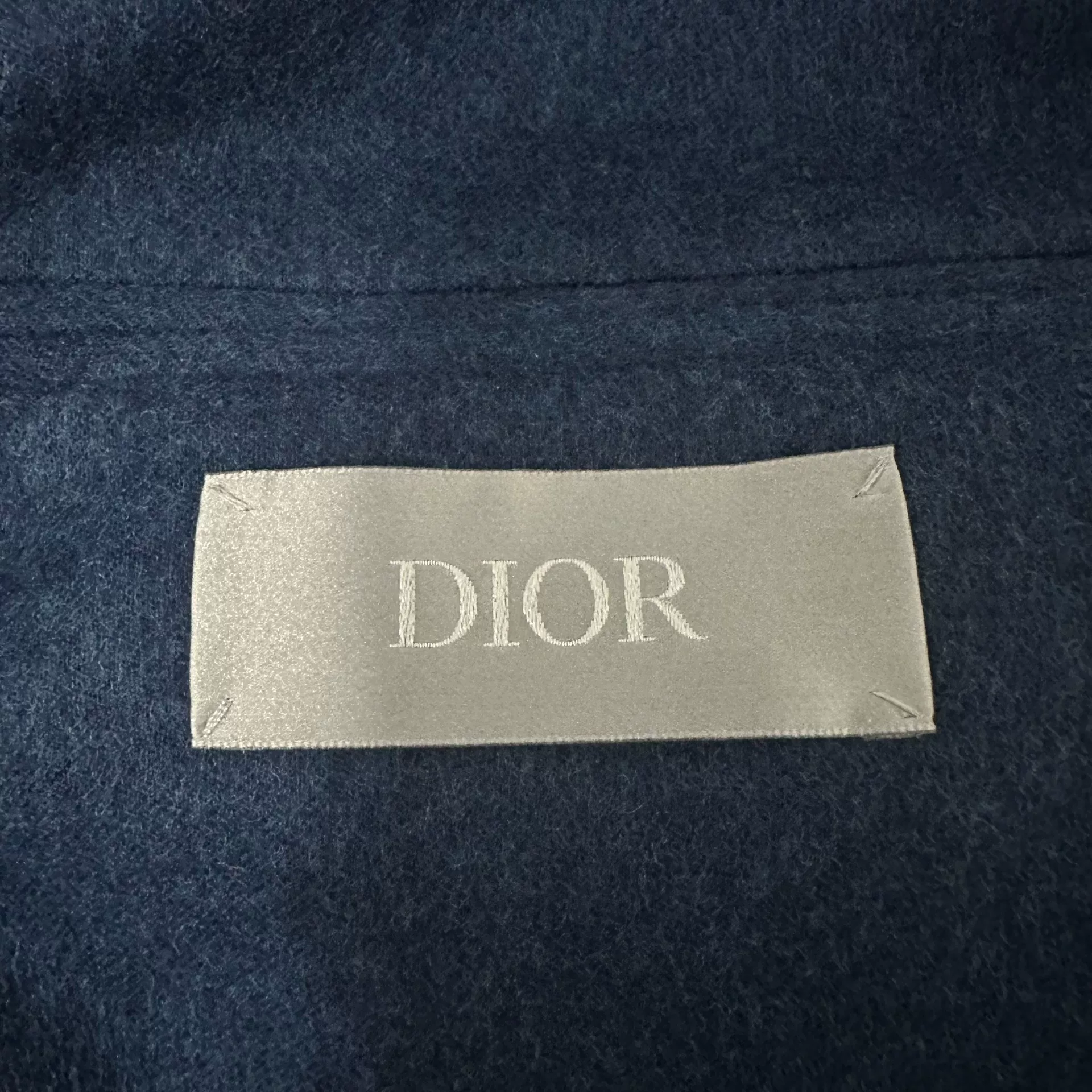 Dior Men's Blue Wool Casual Blazer — back