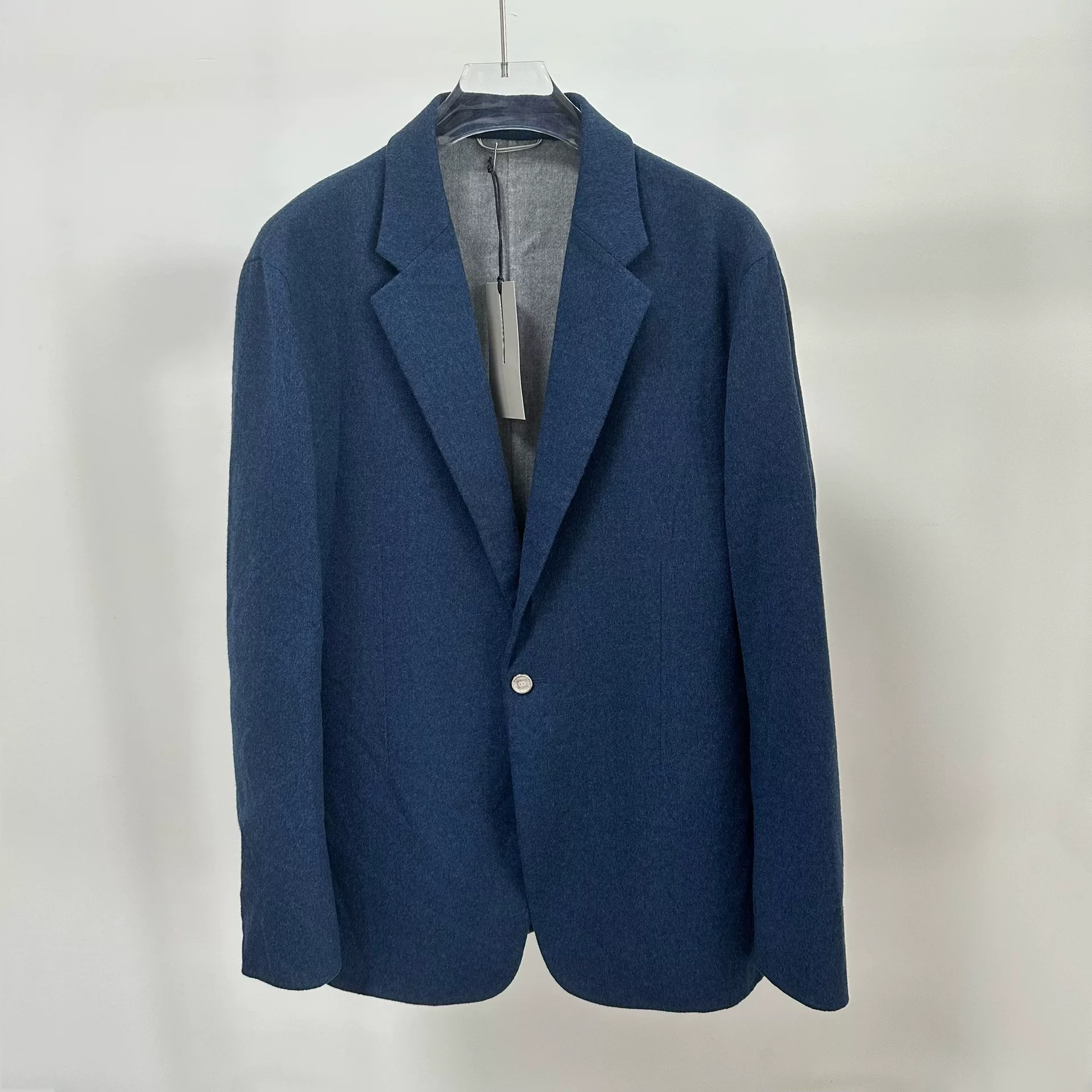 Dior Men's Blue Wool Casual Blazer