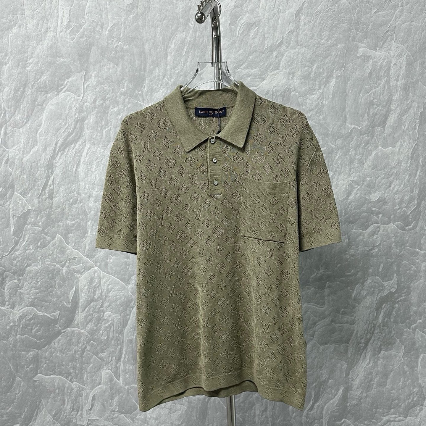 Louis Vuitton SS26 Openwork Knit Polo