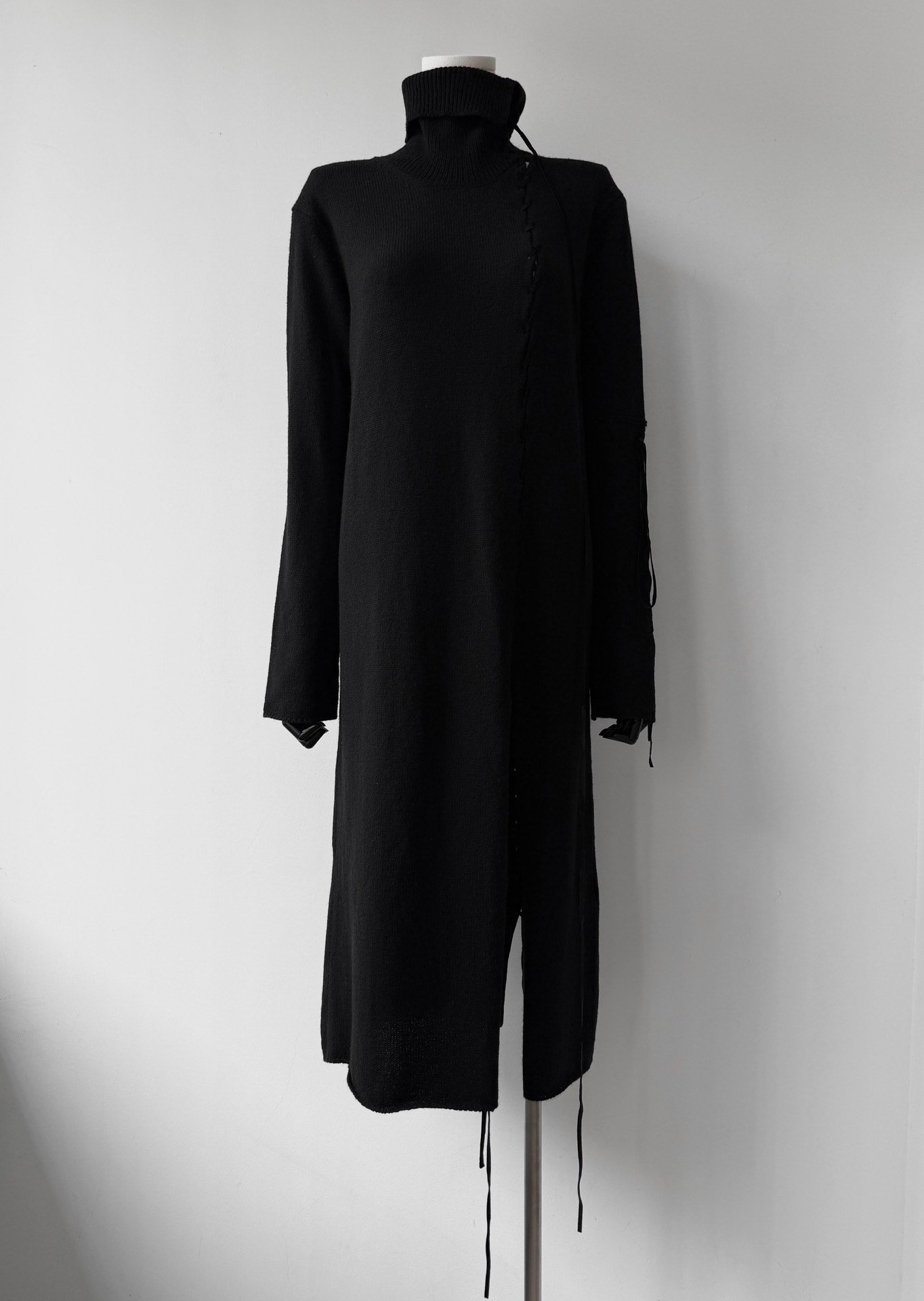 Yohji Yamamoto 18AW Leather Rope Sweater — back
