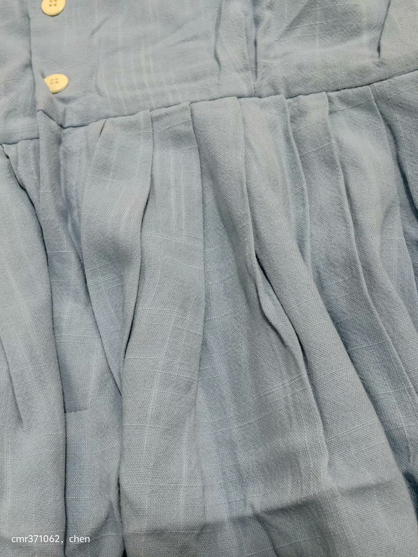 VISVIM 19SS PIPA SLEEVELESS DRESS — detail