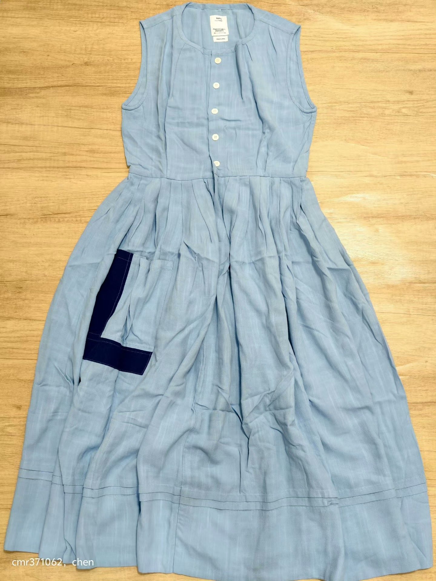 VISVIM 19SS PIPA SLEEVELESS DRESS