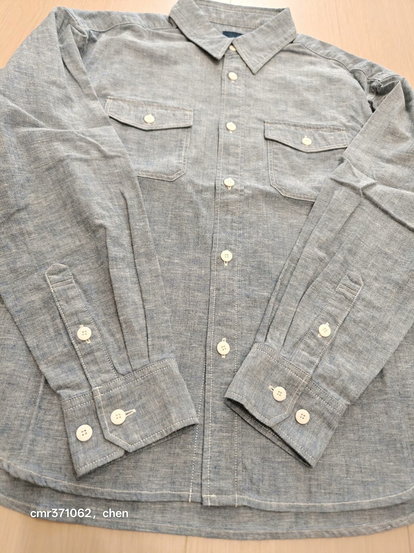 VISVIM 25 ICT PIONEER CHAMBRAY L/S — label