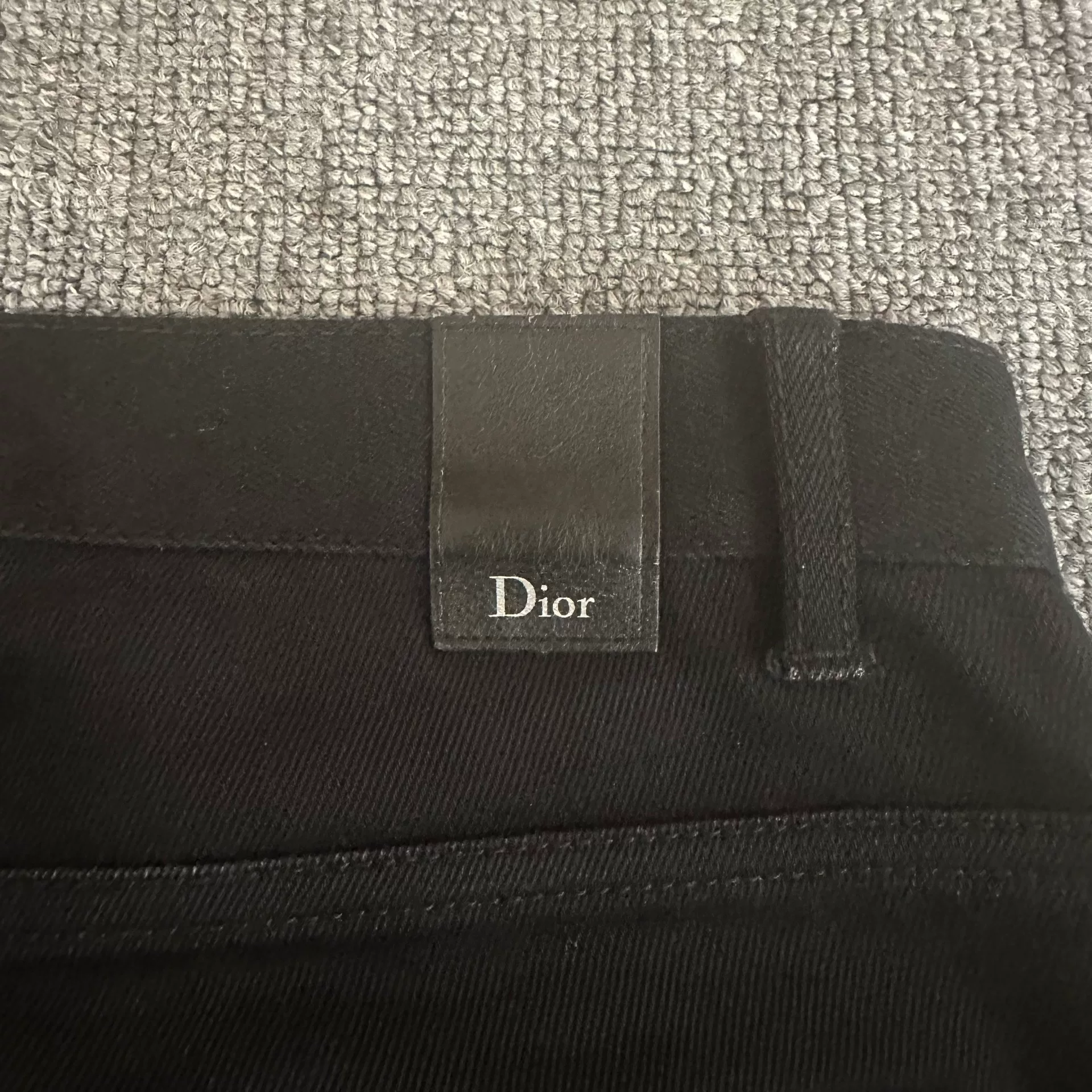 Dior Limited Edition Gold Bee Jeans — back