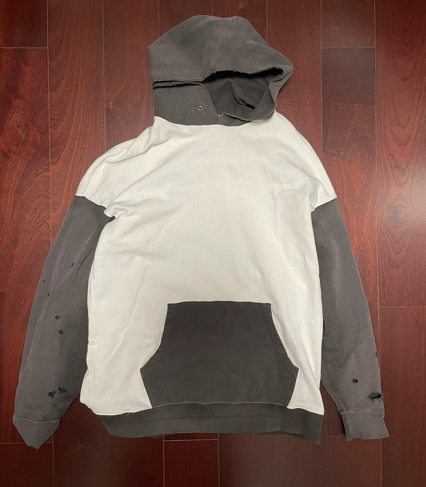 visvim Jumbo Distressed Washed Hoodie