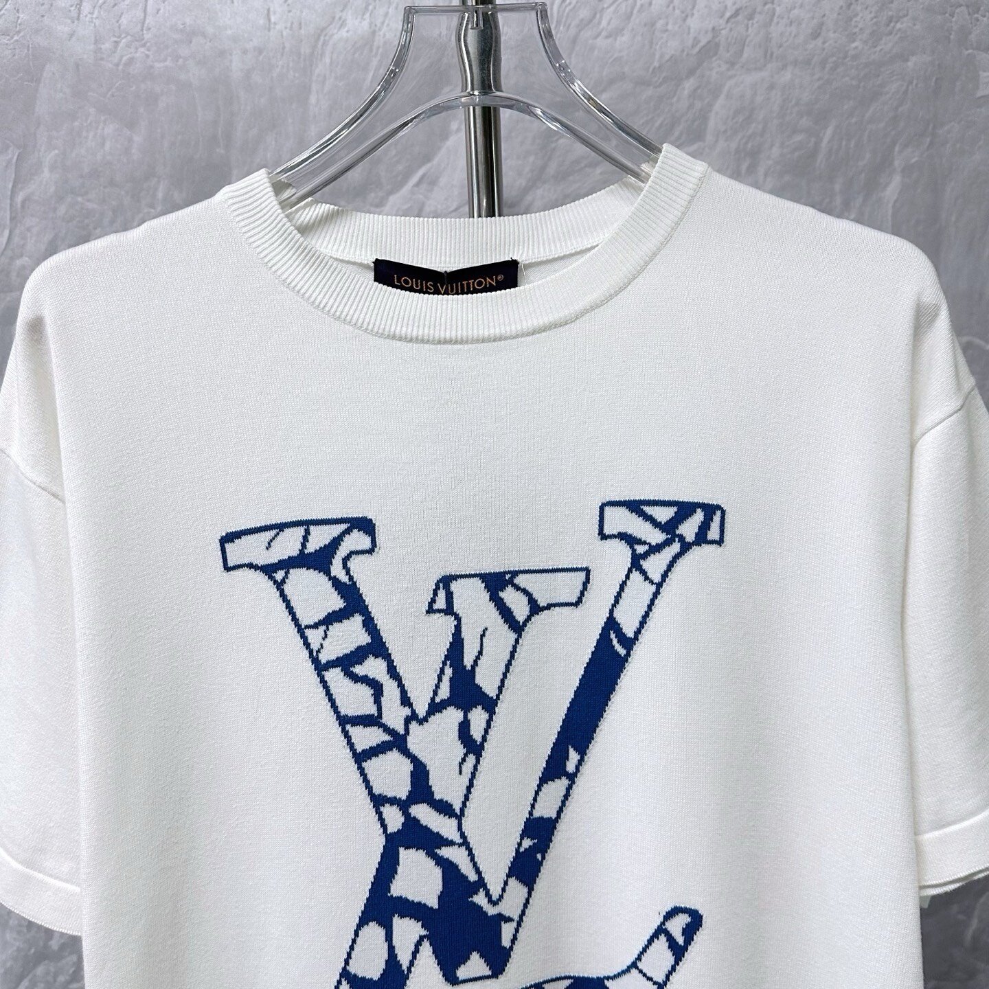 Louis Vuitton SS24 Ski Big Logo Knit Tee — front
