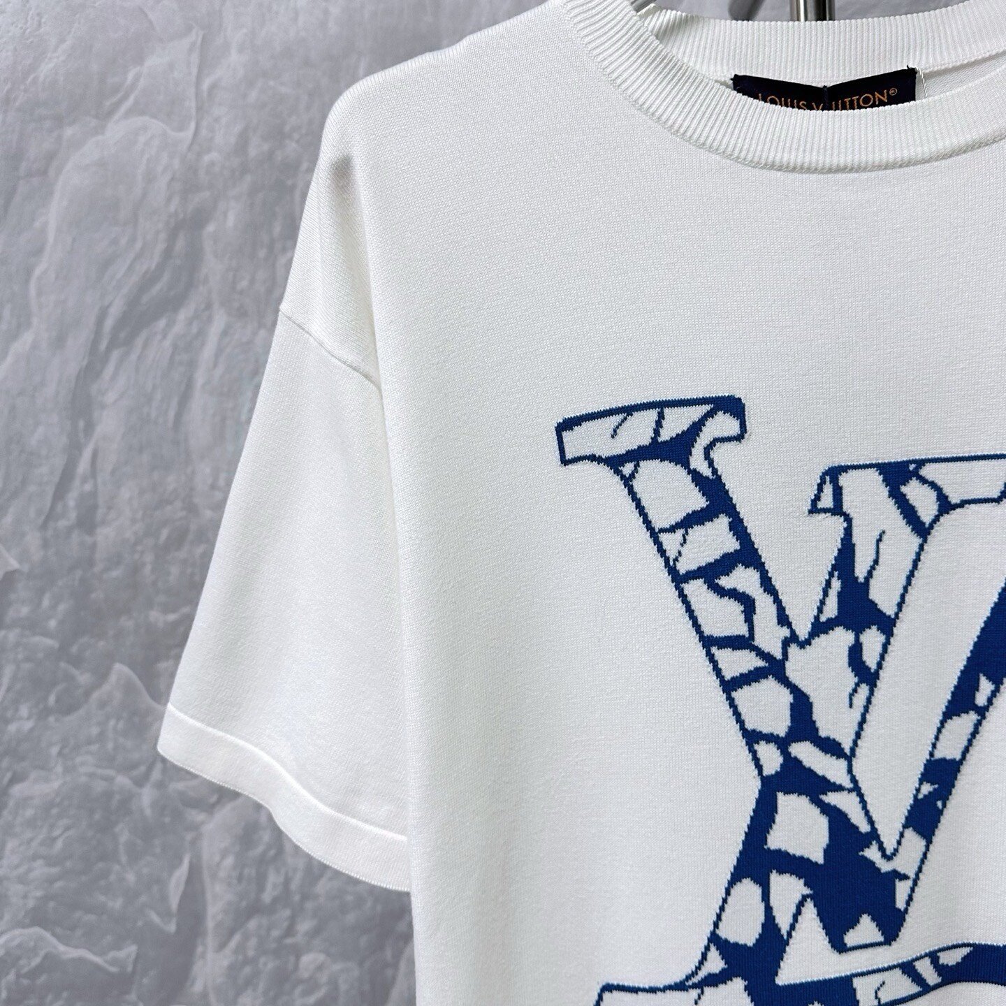 Louis Vuitton SS24 Ski Big Logo Knit Tee — detail