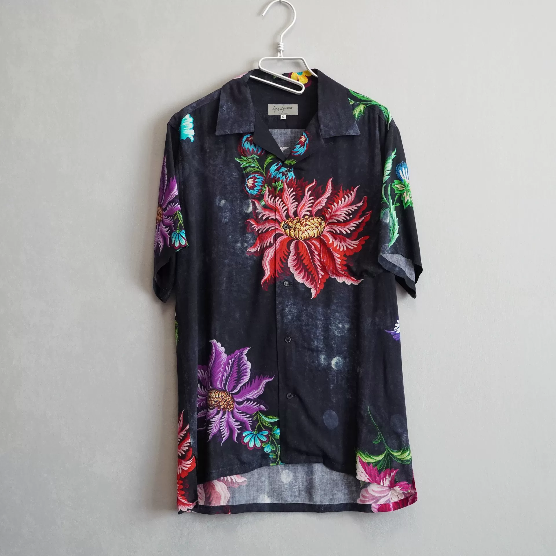 Yohji Yamamoto Floral Rayon Shirt