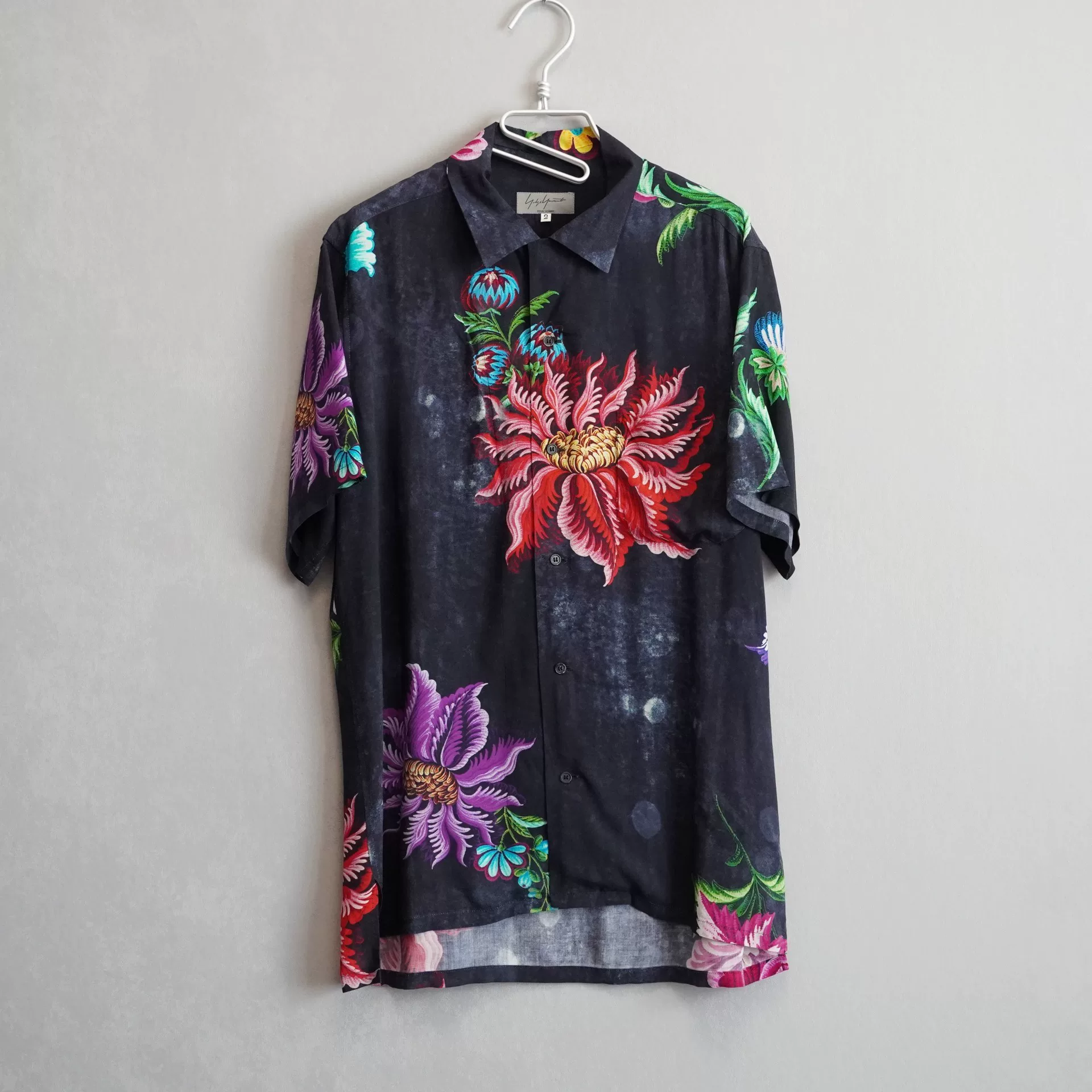 Yohji Yamamoto Floral Rayon Shirt — front
