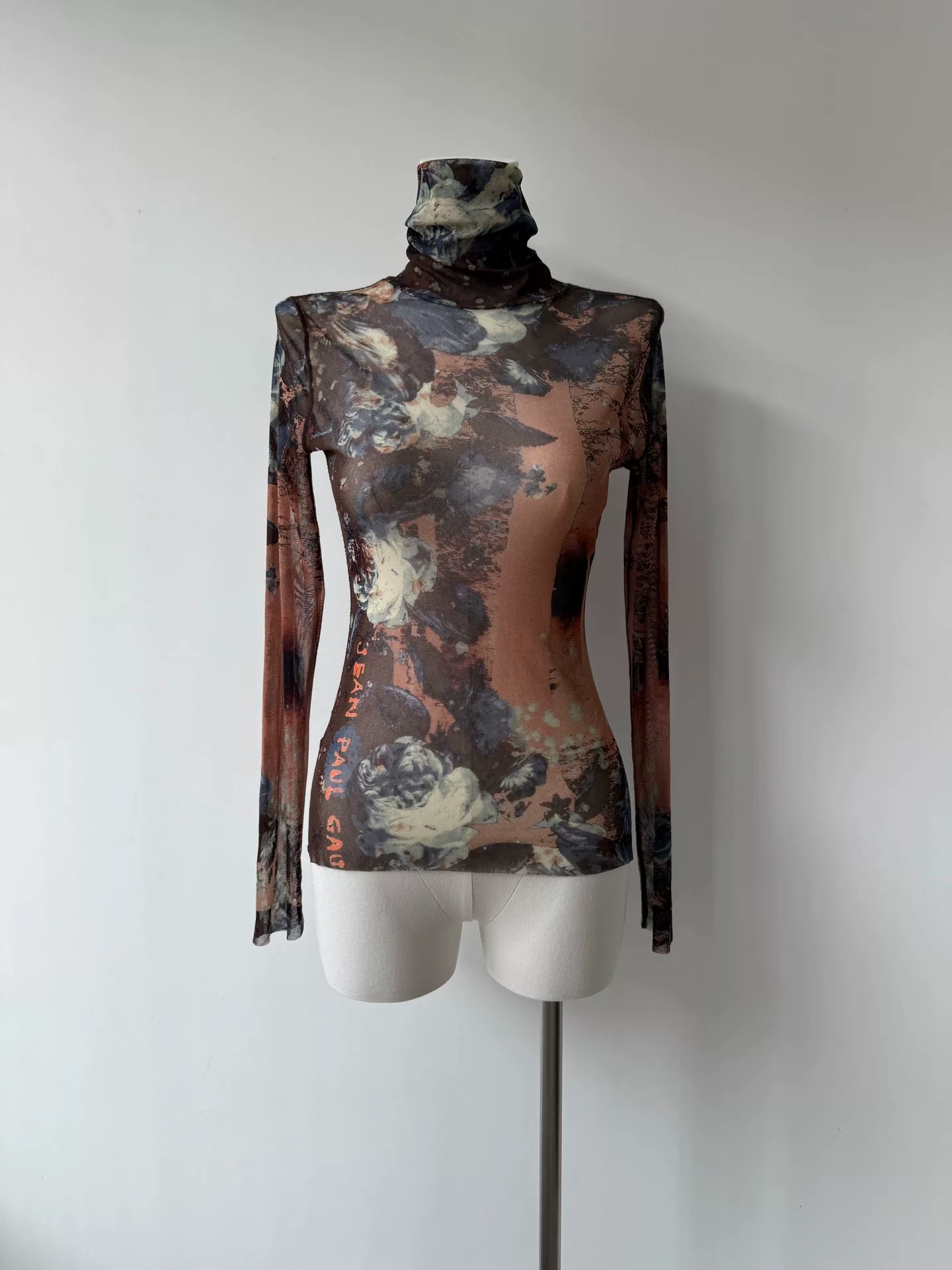 Jean Paul Gaultier Showpiece Sheer Mesh Top