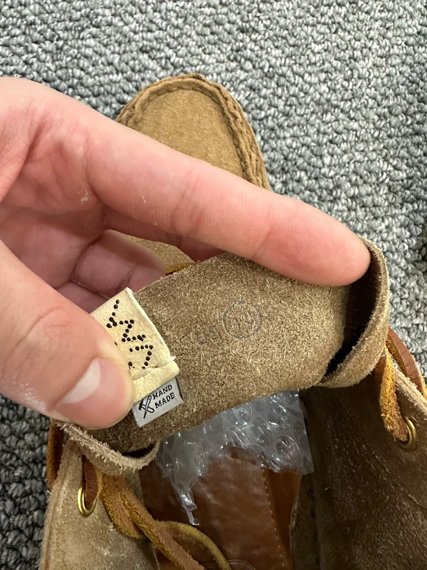 visvim tassel shoes — back
