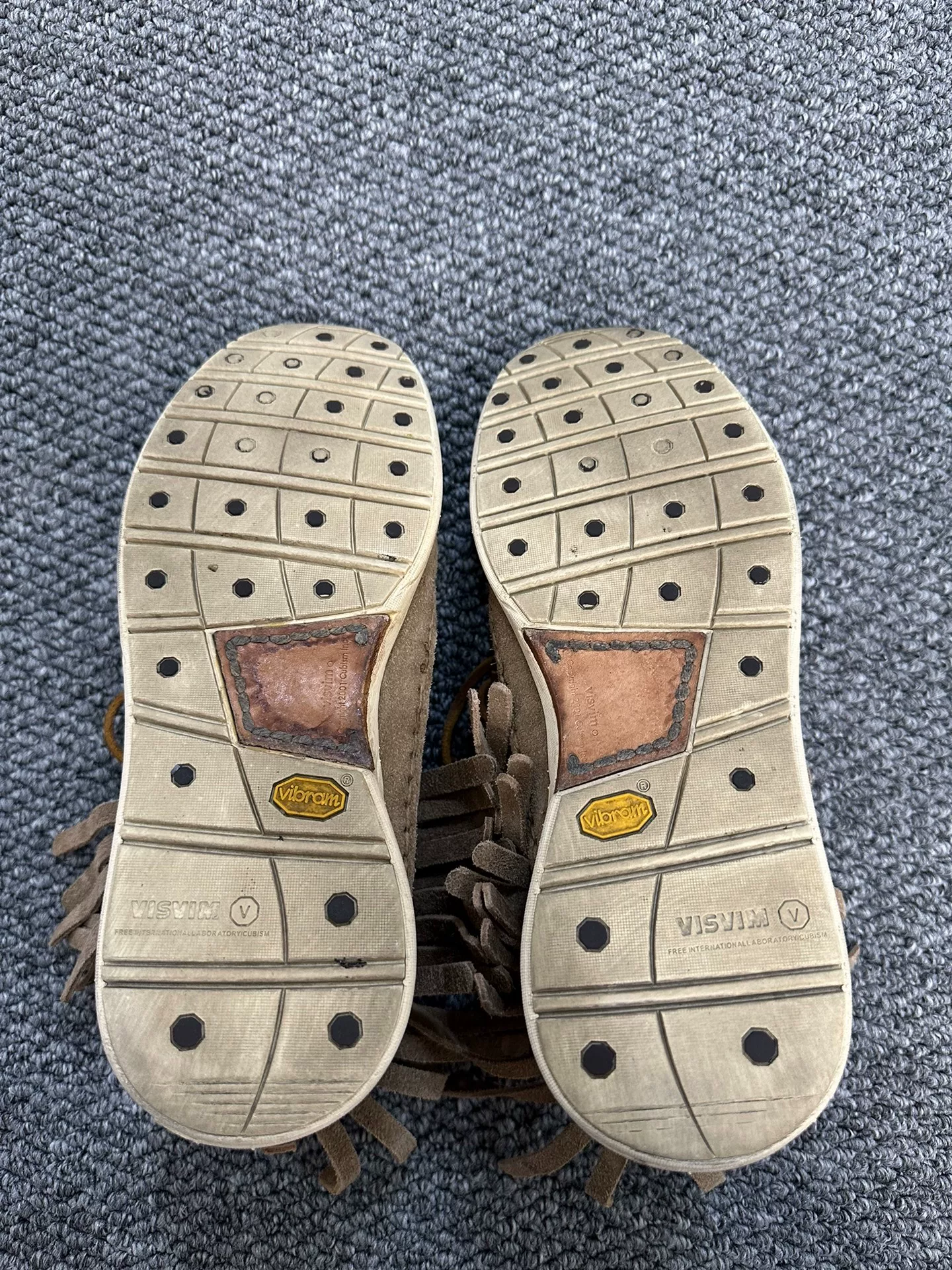 visvim tassel shoes — label