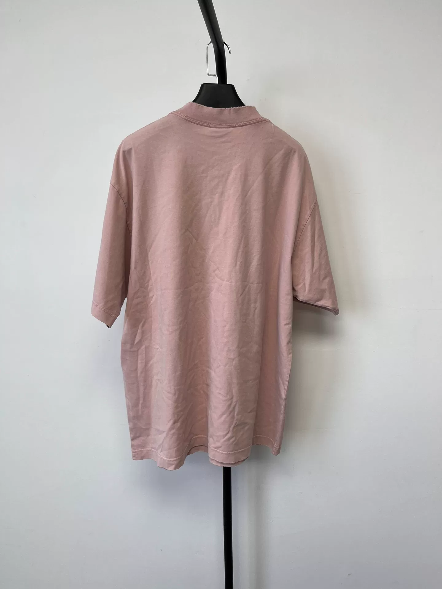 Balenciaga Letter Print Crew Neck T-shirt — front