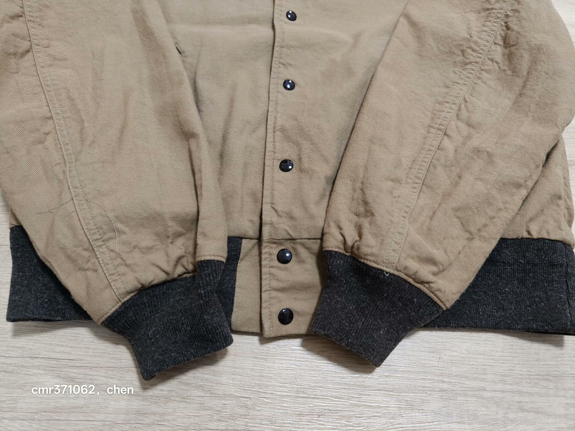 visvim 20AW Varsity SB Jacket — detail