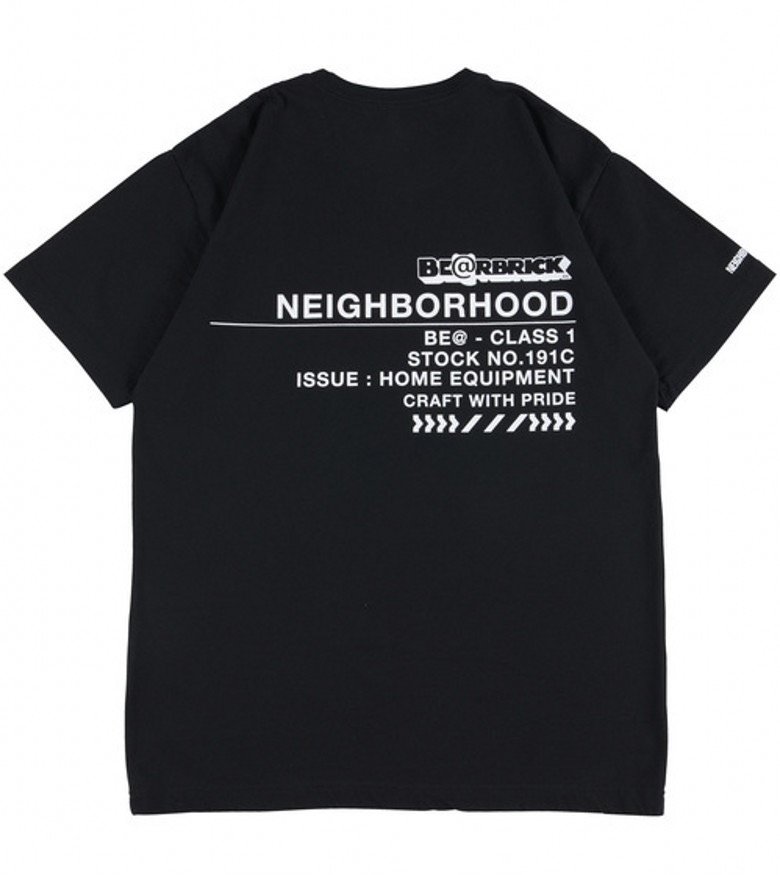 NEIGHBORHOOD X MEDICOM TOY BE@RBRICK T-Shirt — front