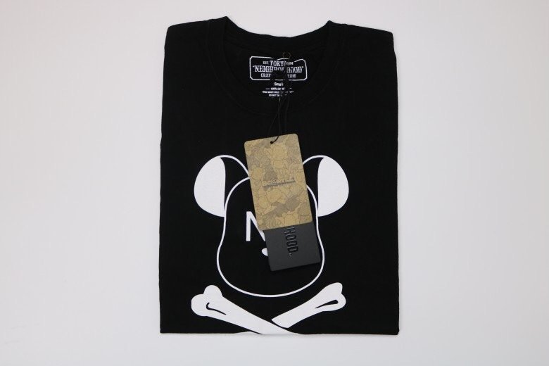 NEIGHBORHOOD X MEDICOM TOY BE@RBRICK T-Shirt — detail