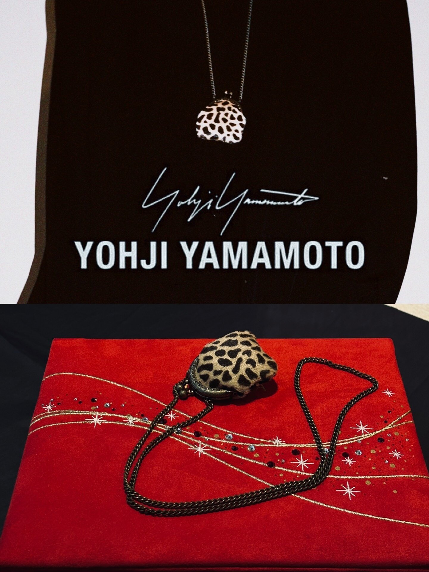 Yohji Yamamoto 90s Leopard Bag Pendant