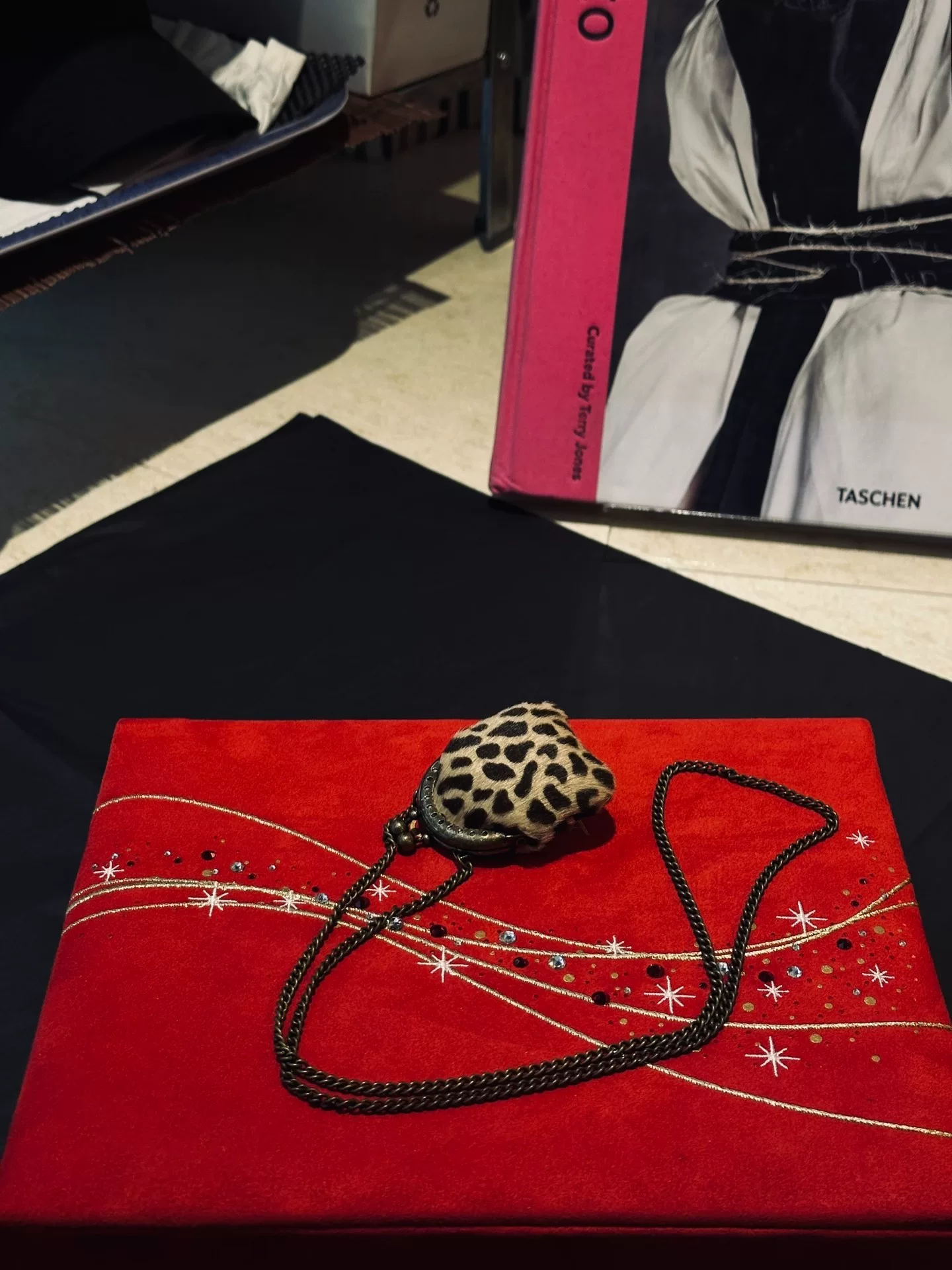Yohji Yamamoto 90s Leopard Bag Pendant — back