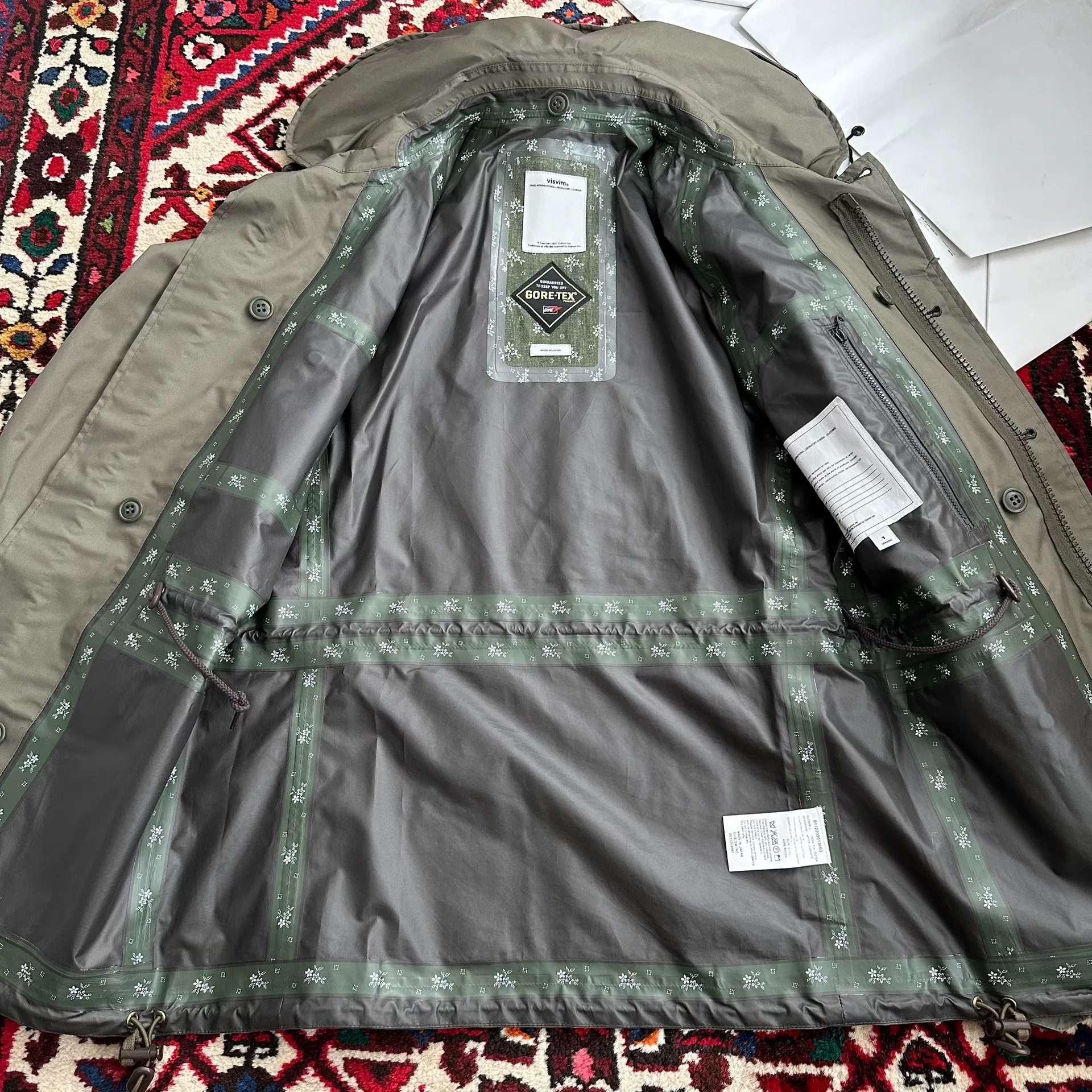 visvim 12AW GORE-TEX 2.5L Jacket — detail