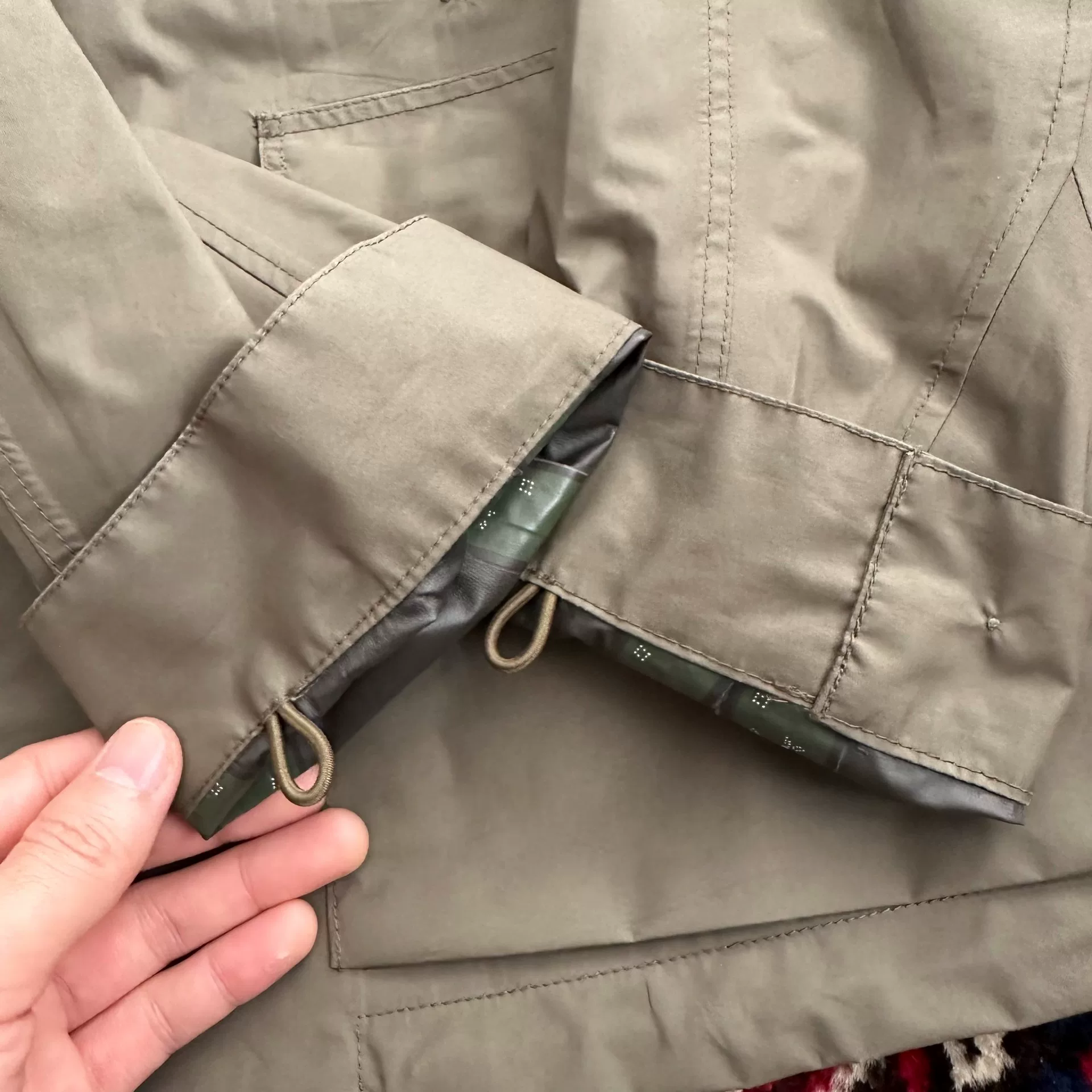 visvim 12AW GORE-TEX 2.5L Jacket — label