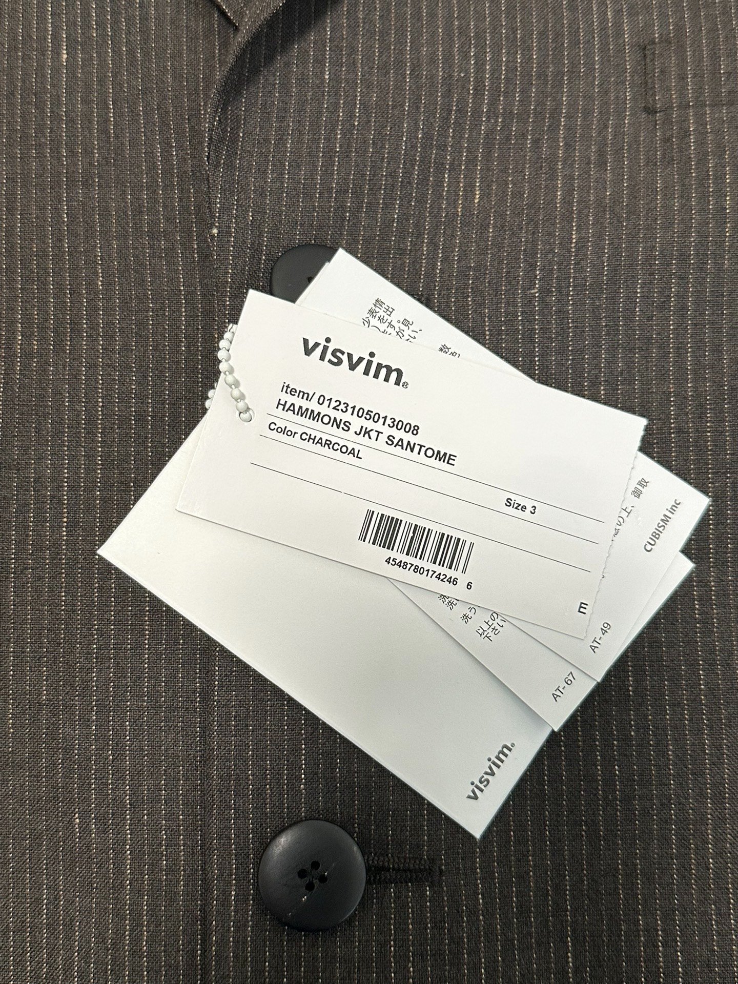 visvim Hammons Jkt Santome 23SS — detail