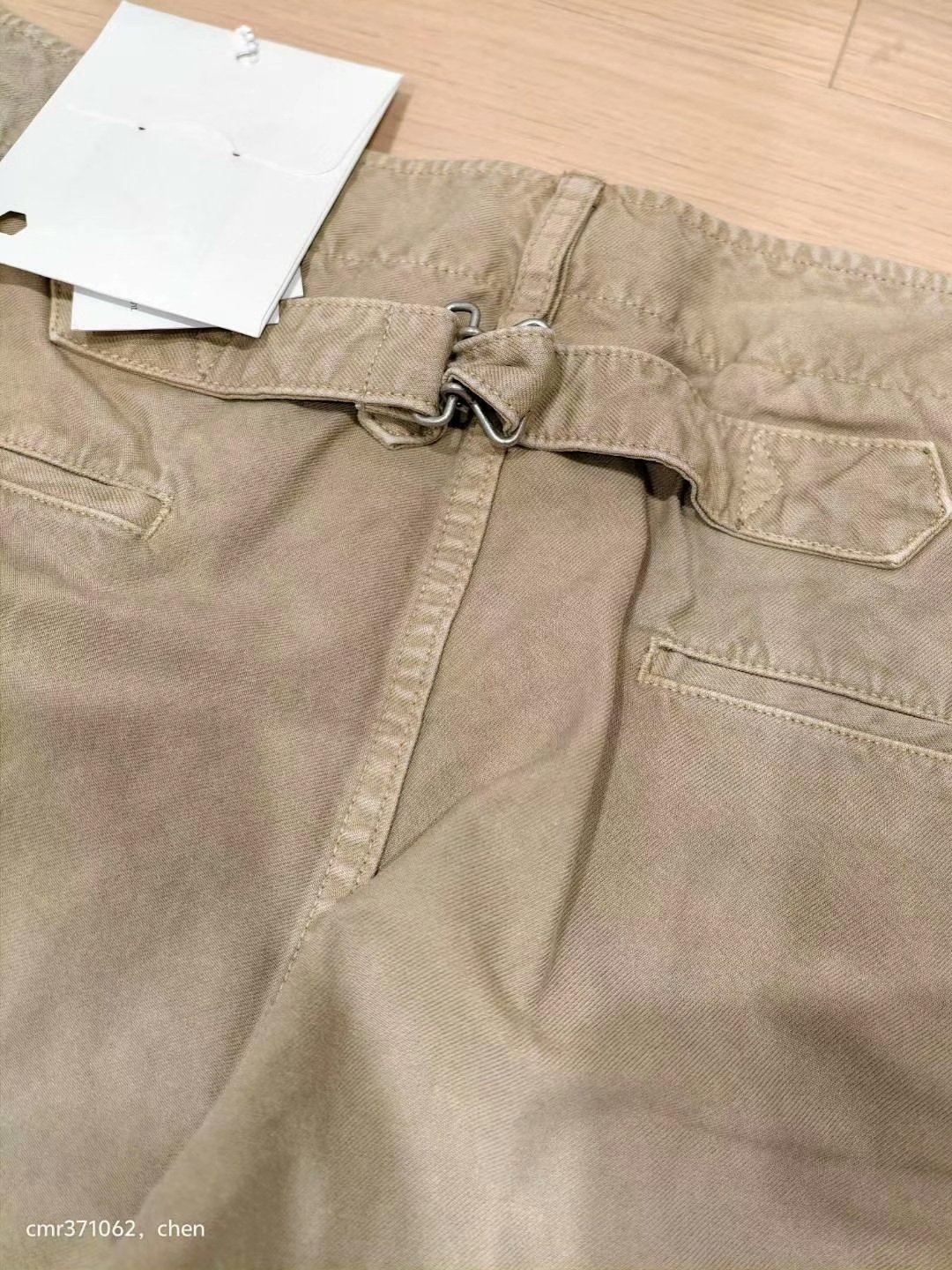 VISVIM 24AW CHINO PANTS DMGD — label