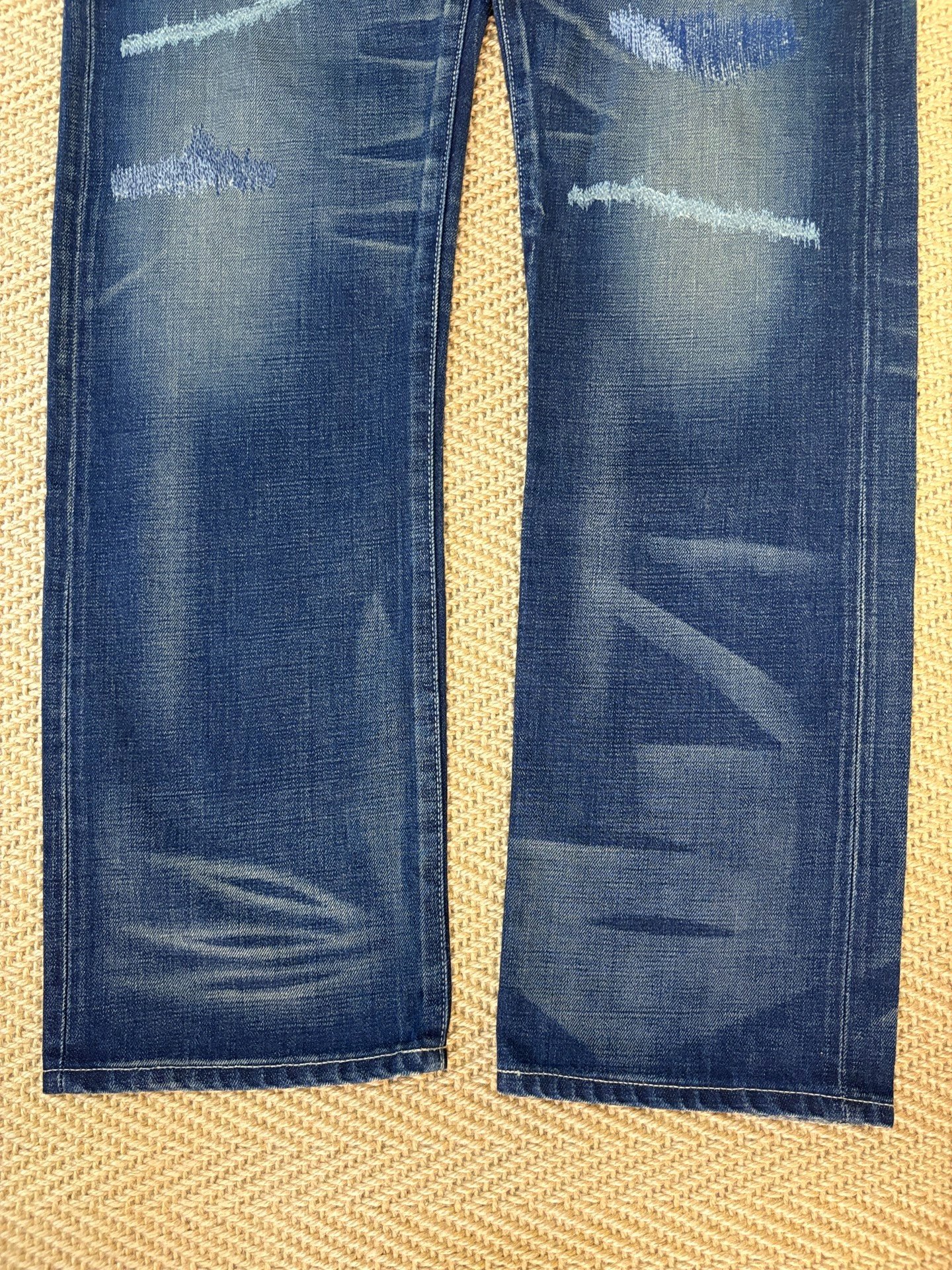 Neighborhood 07 SCAB Distressed Jeans — back