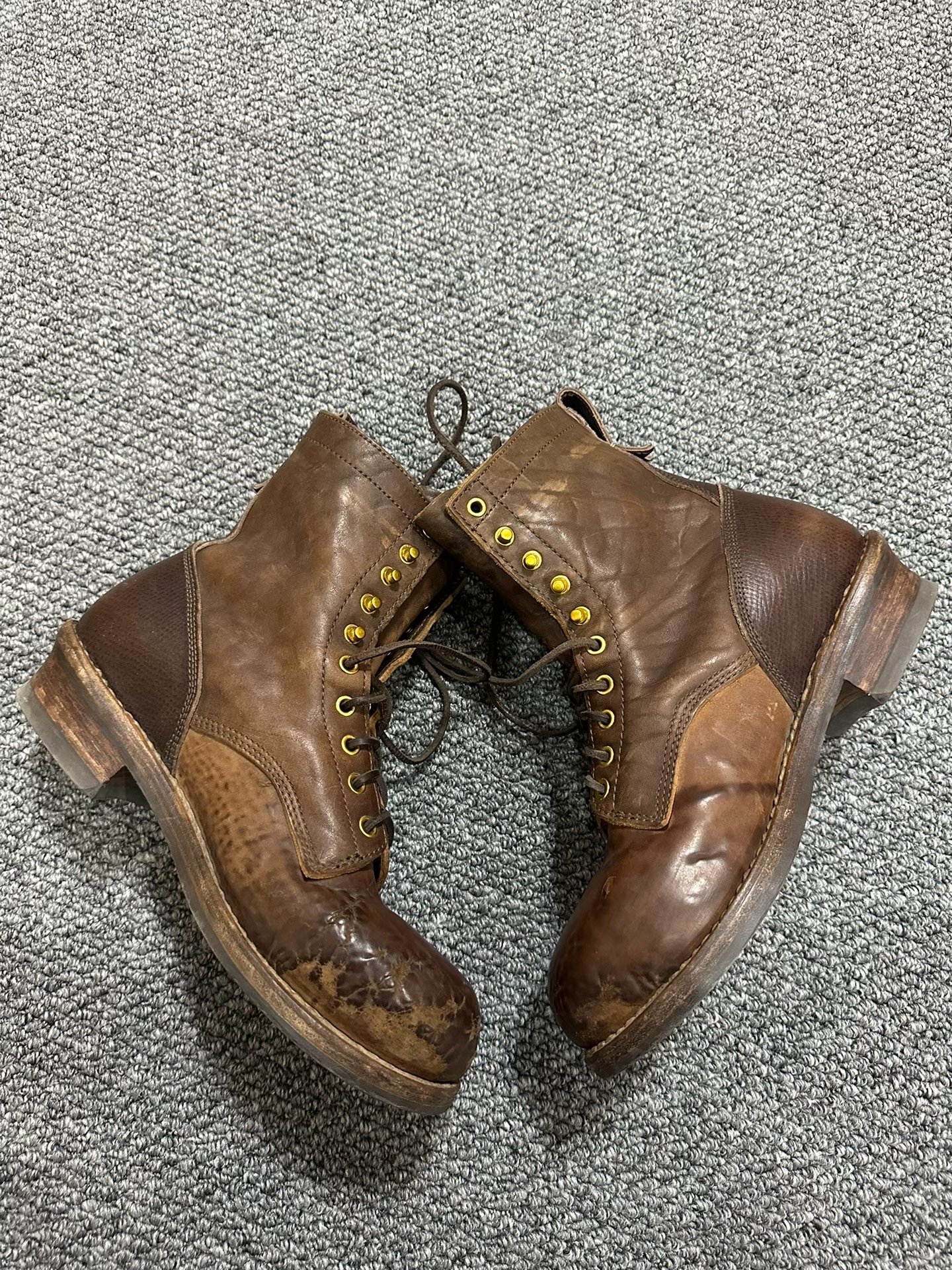 visvim poundmaker boots — detail