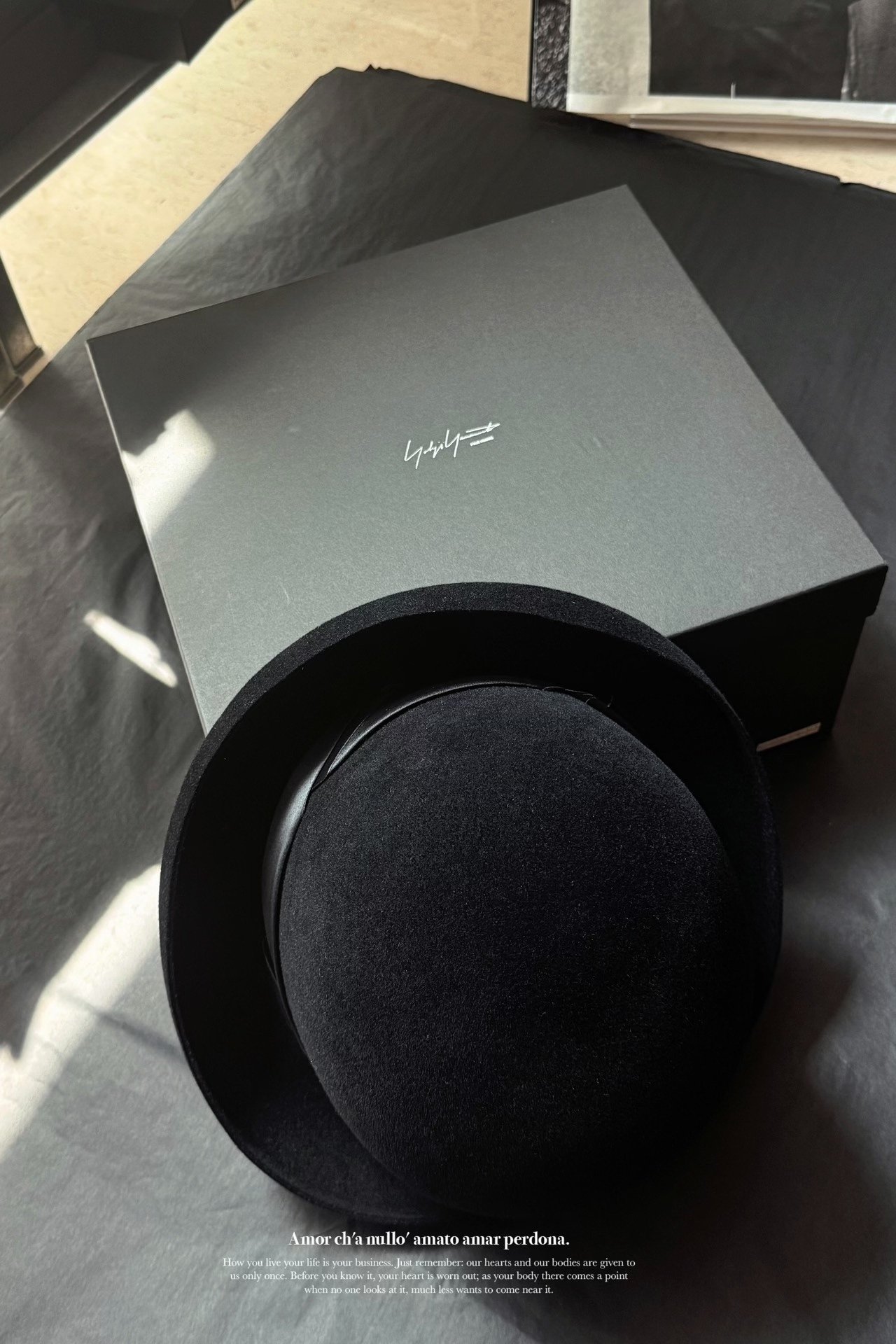 Yohji Yamamoto Wool Hat — front