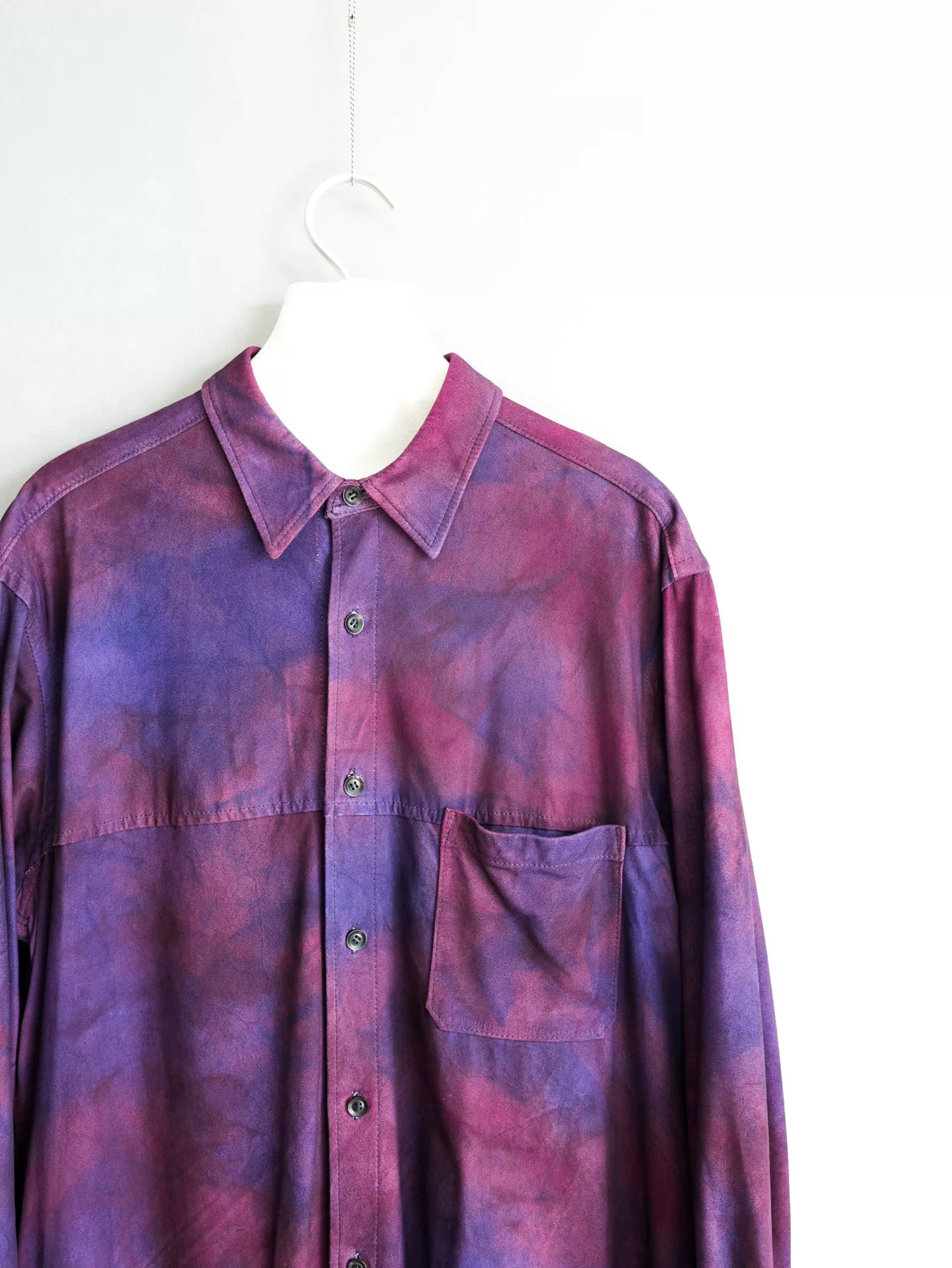 Yohji Yamamoto ISAMU KATAYAMA Leather Shirt — back