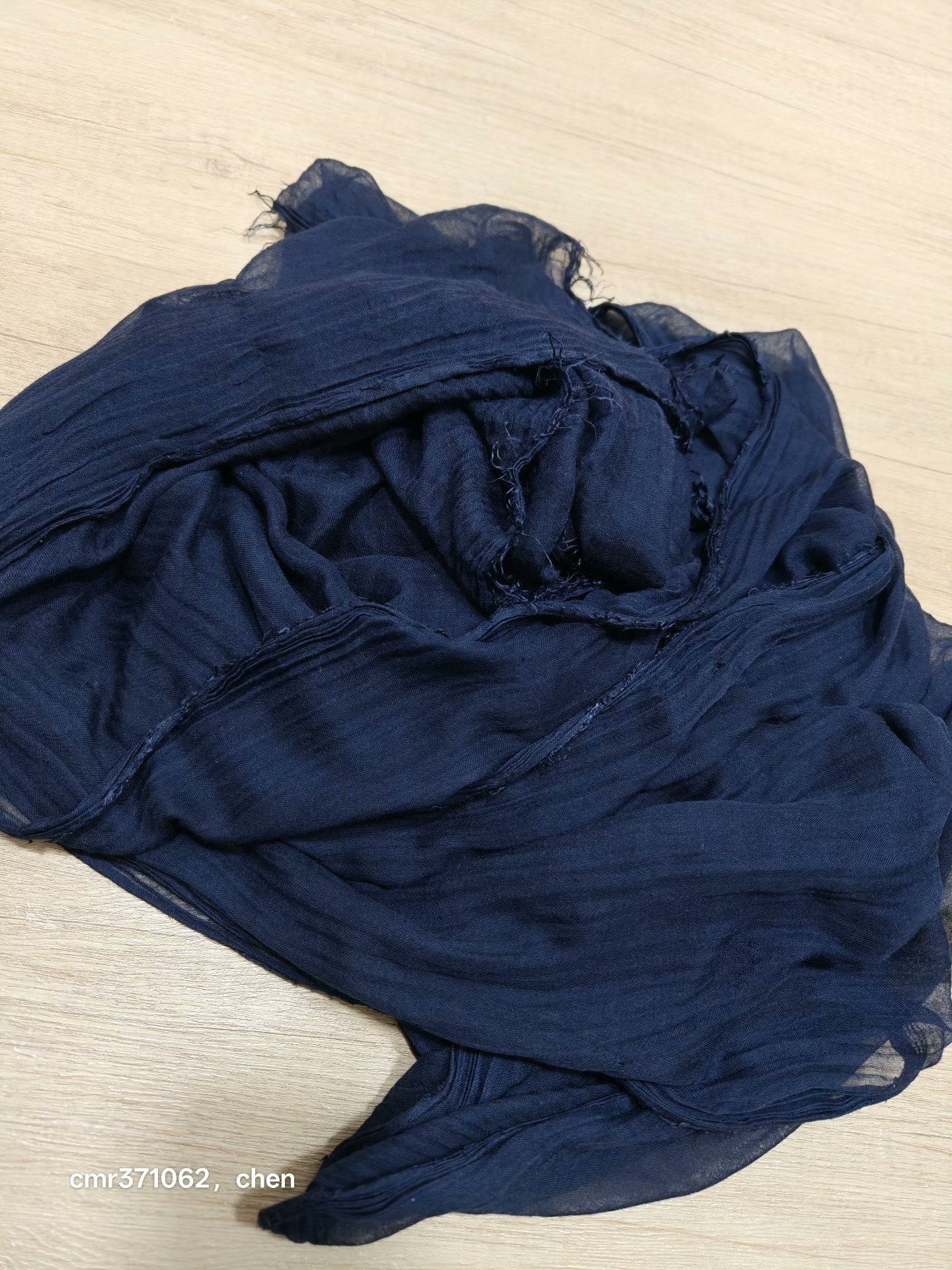 visvim 12AW Fariero Salti Solid Stole — label