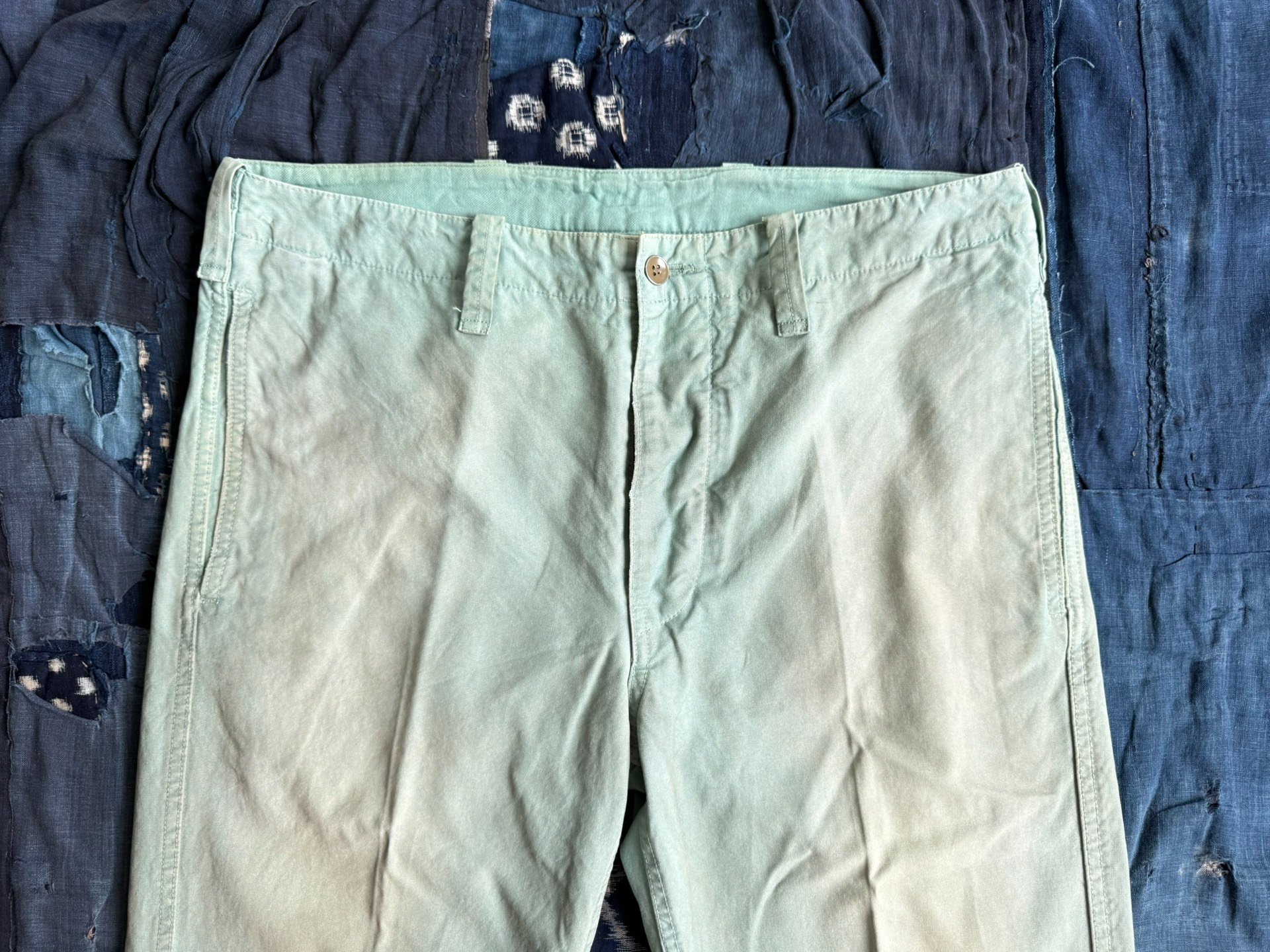 VISVIM 21SS GIFFORD PANTS DMGD — label