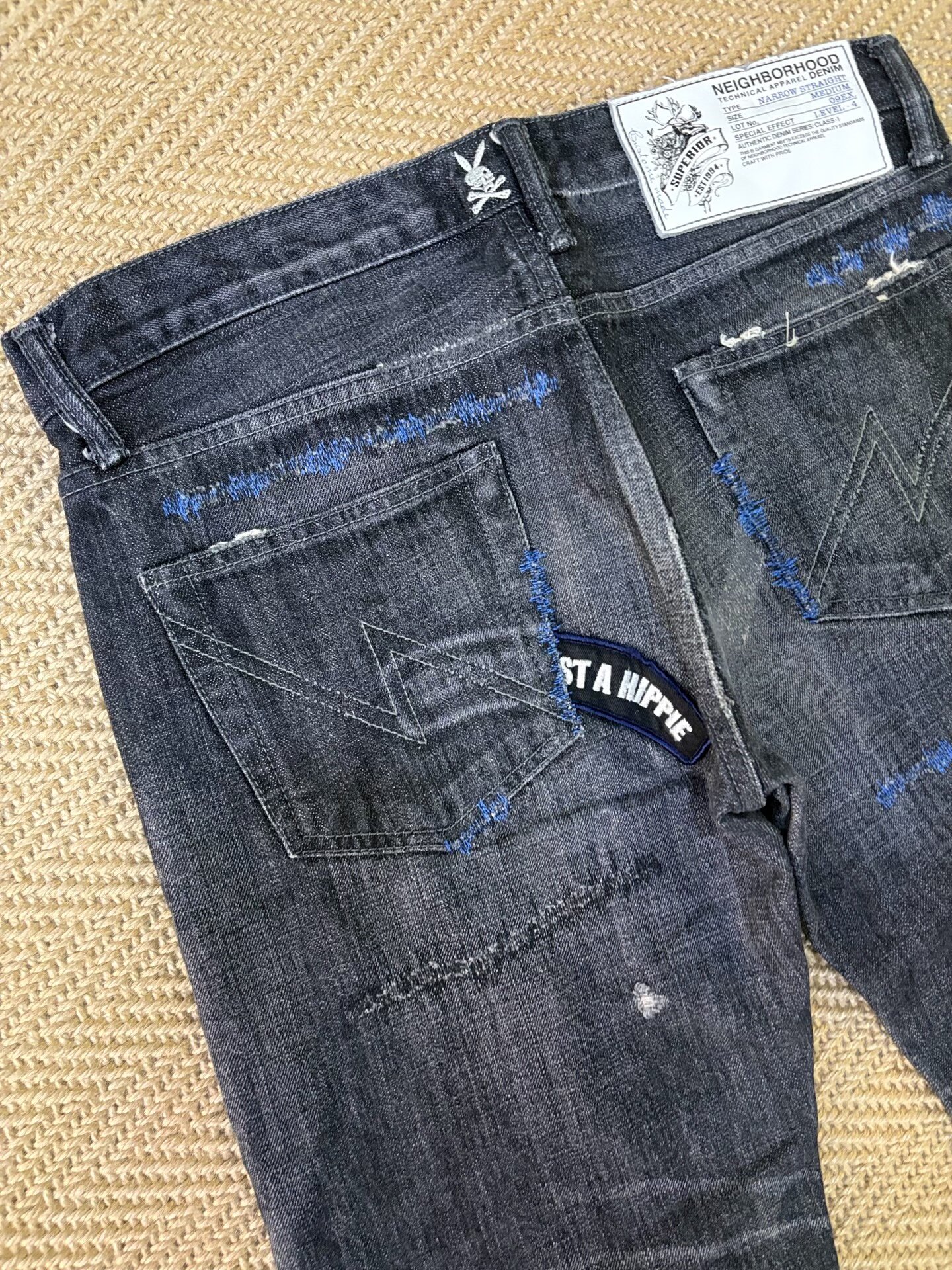 Neighborhood Narrow M Denim Jeans — label