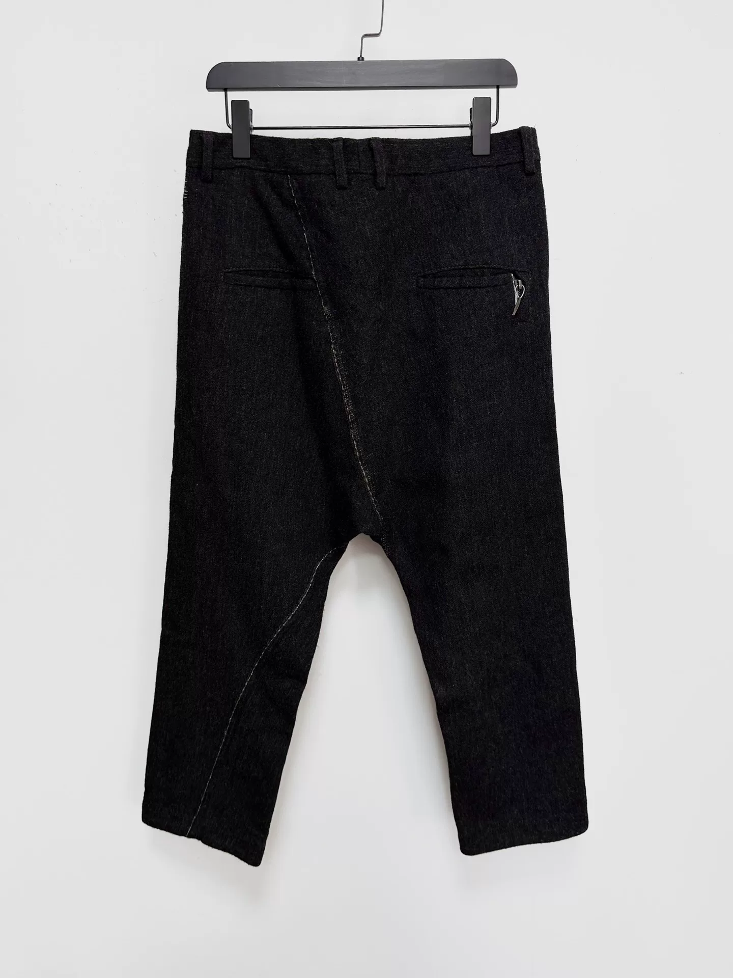 Taichi Murakami Misplaced Low-Crotch Pants — front