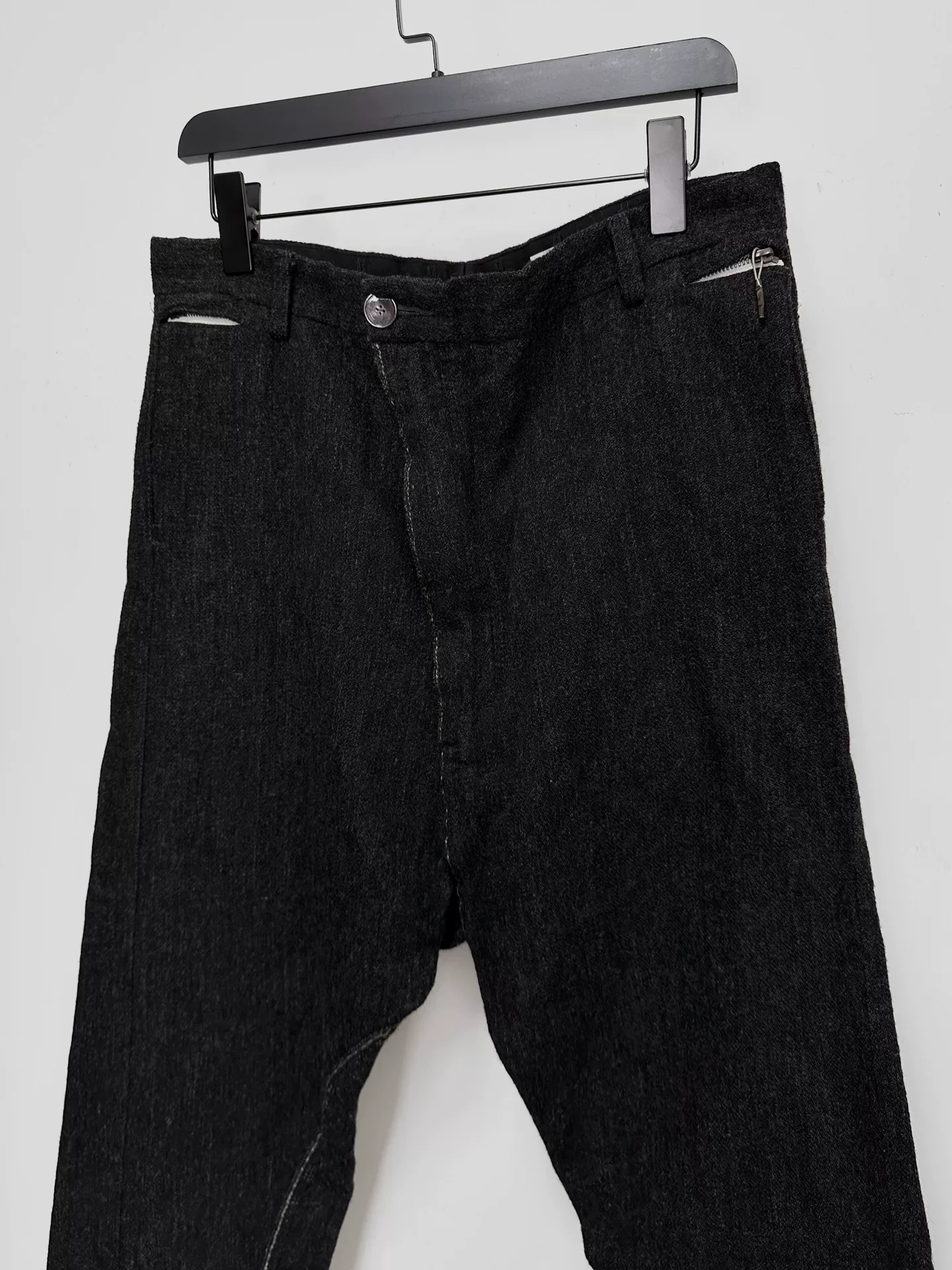 Taichi Murakami Misplaced Low-Crotch Pants — back