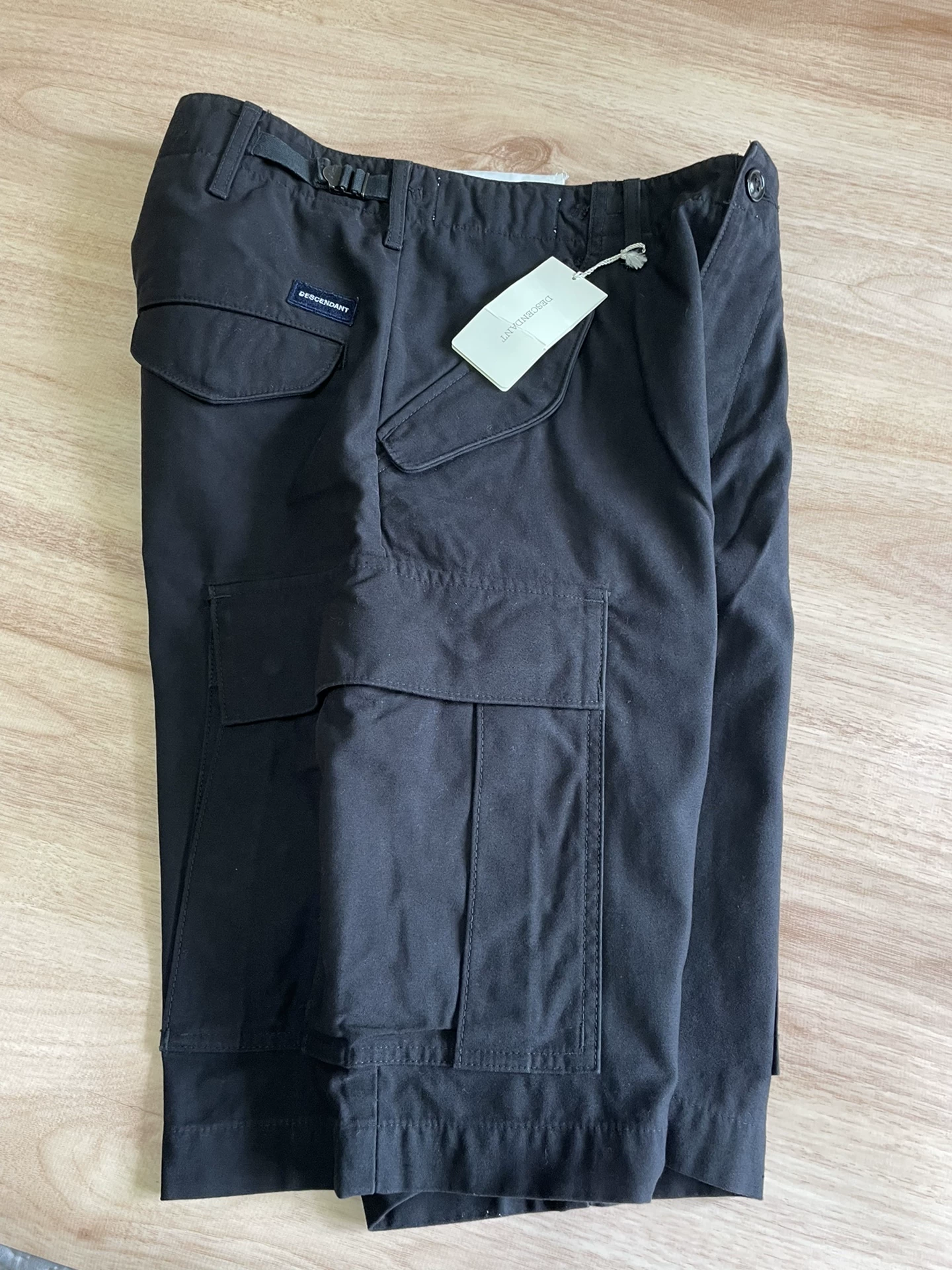Descendant D-65M Satin Shorts 17SS — front